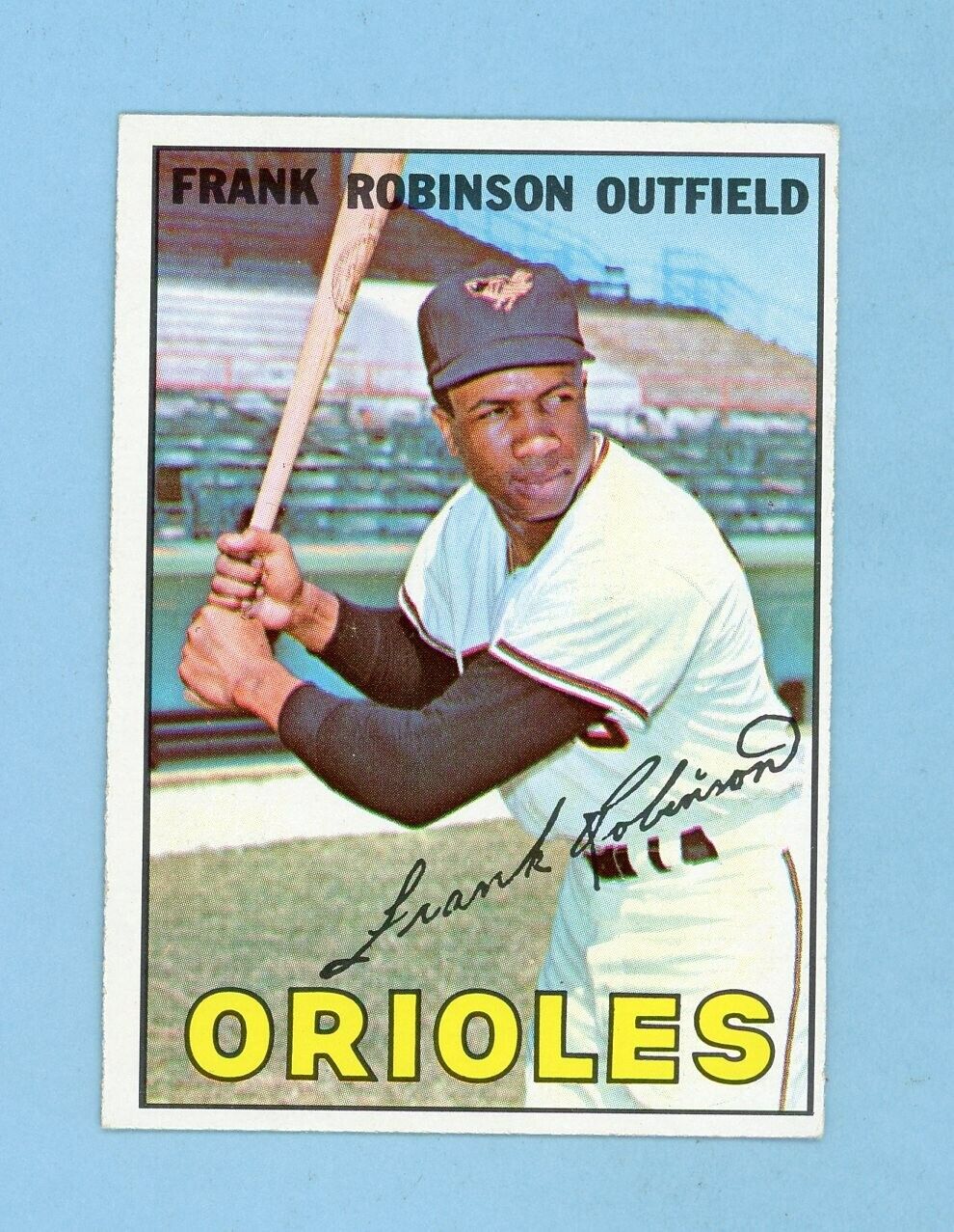 1967 Topps #100 Frank Robinson Baltimore Orioles Baseball Card EX+ - Ex/Mt o/c