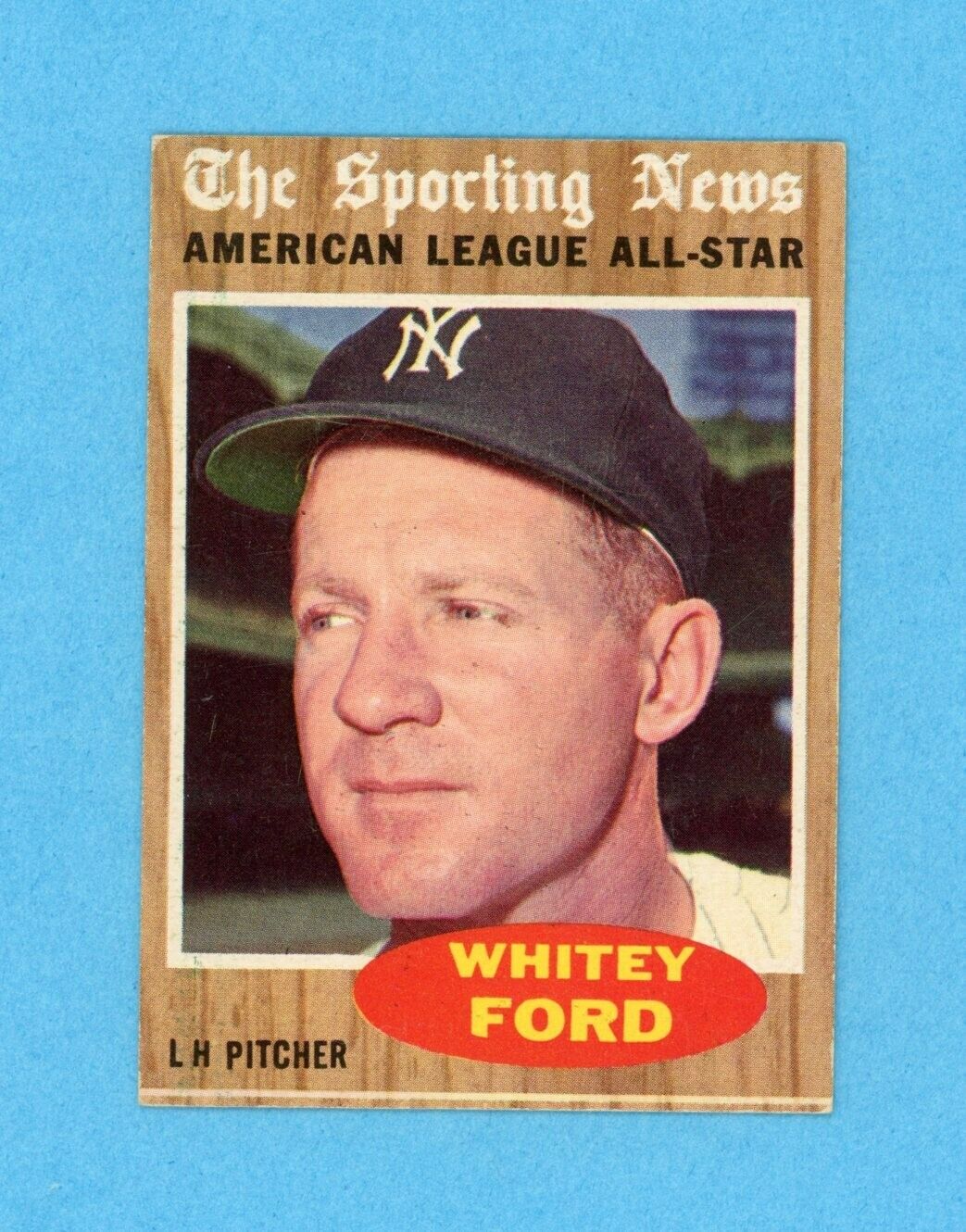 1962 Topps #475 Whitey Ford All-Star New York Yankees Baseball Card EX