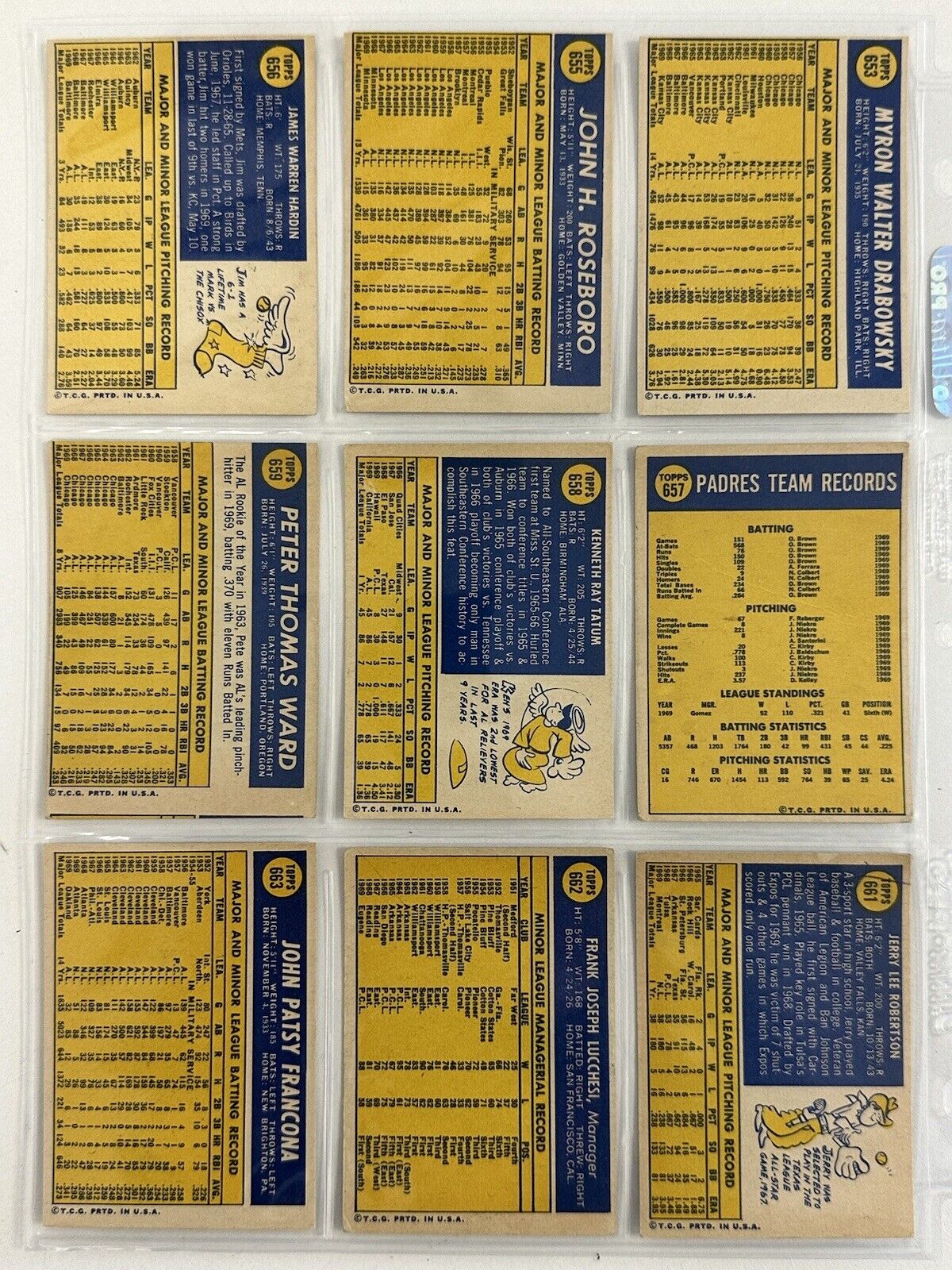 1970 Topps Baseball High Numbers Starter Set / Lot of 90 Different VG-EX/EX