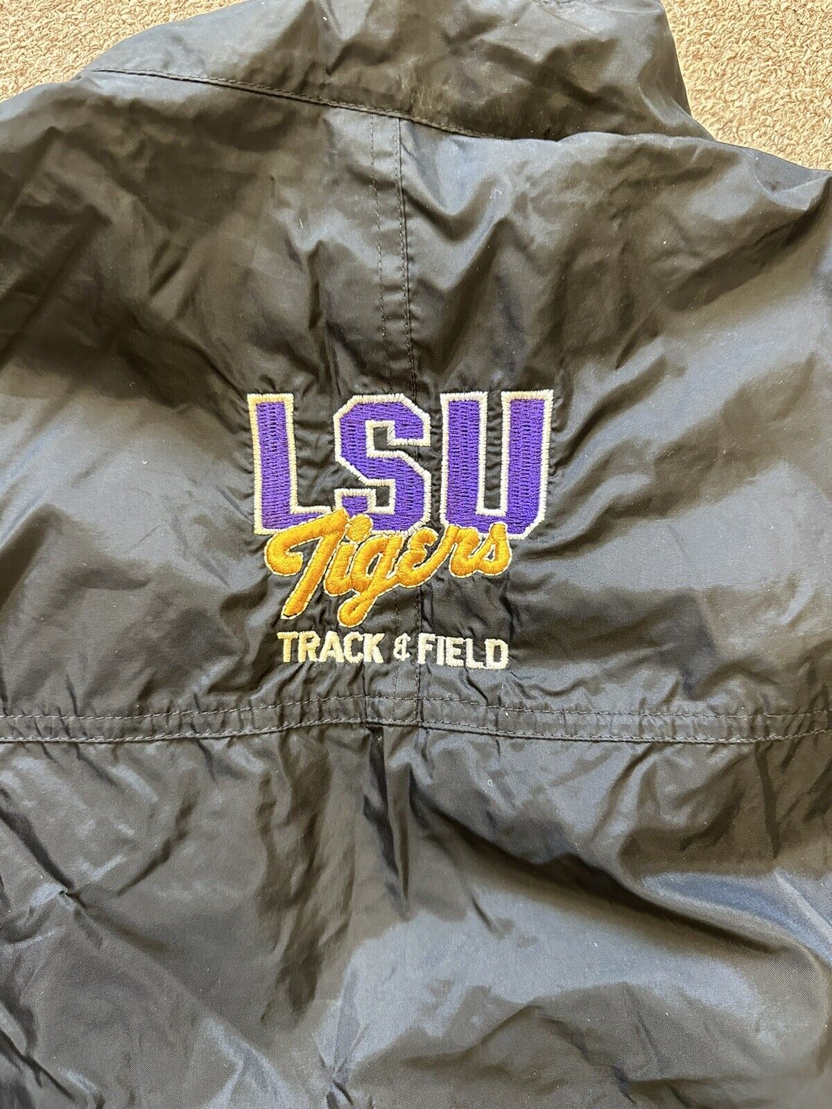 c. 2003 Bennie Brazell LSU Tigers Track & Field SIGNED Warmup Jacket & Pants