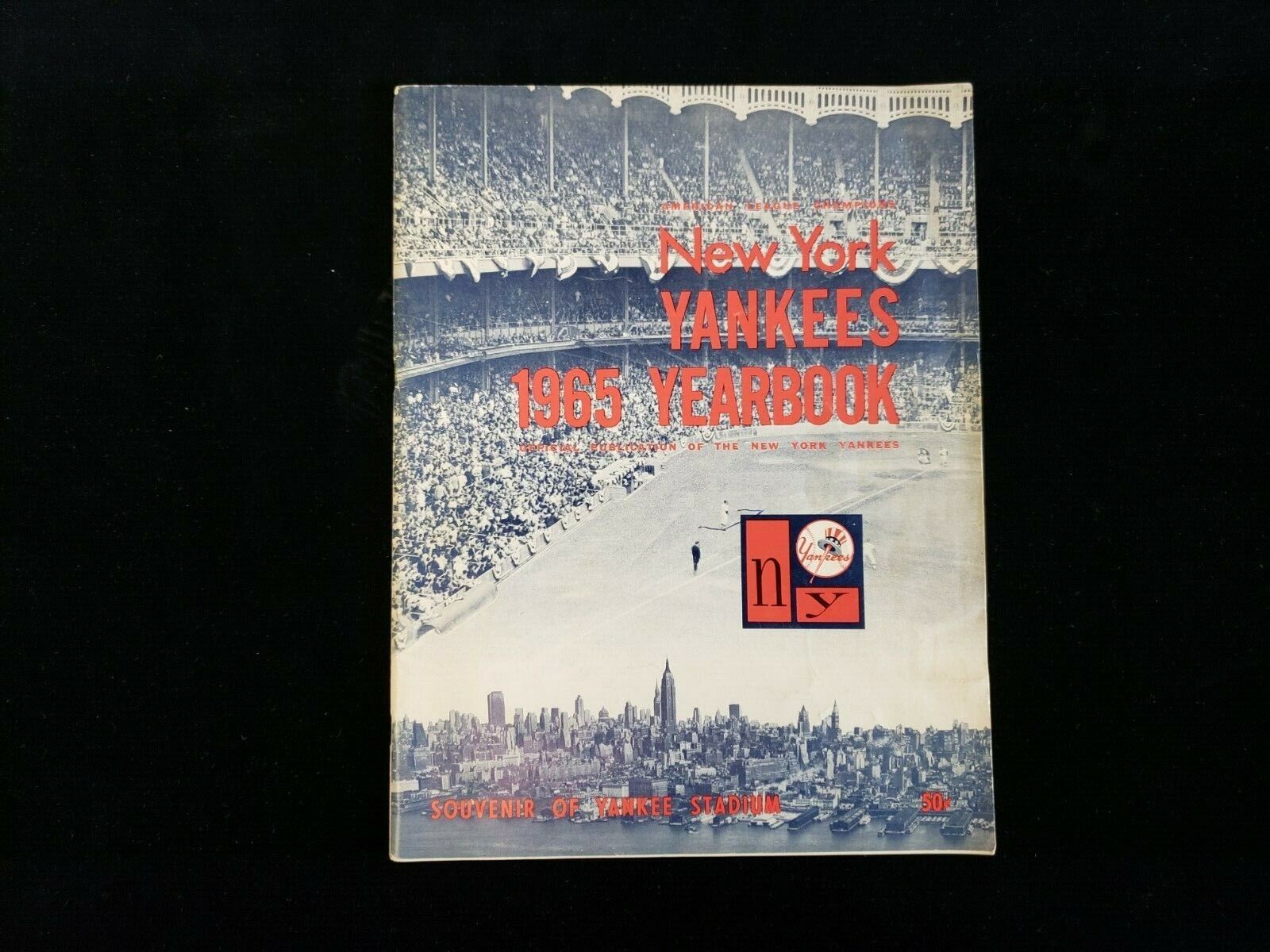 1965 New York Yankees Yearbook VG-EX/EX