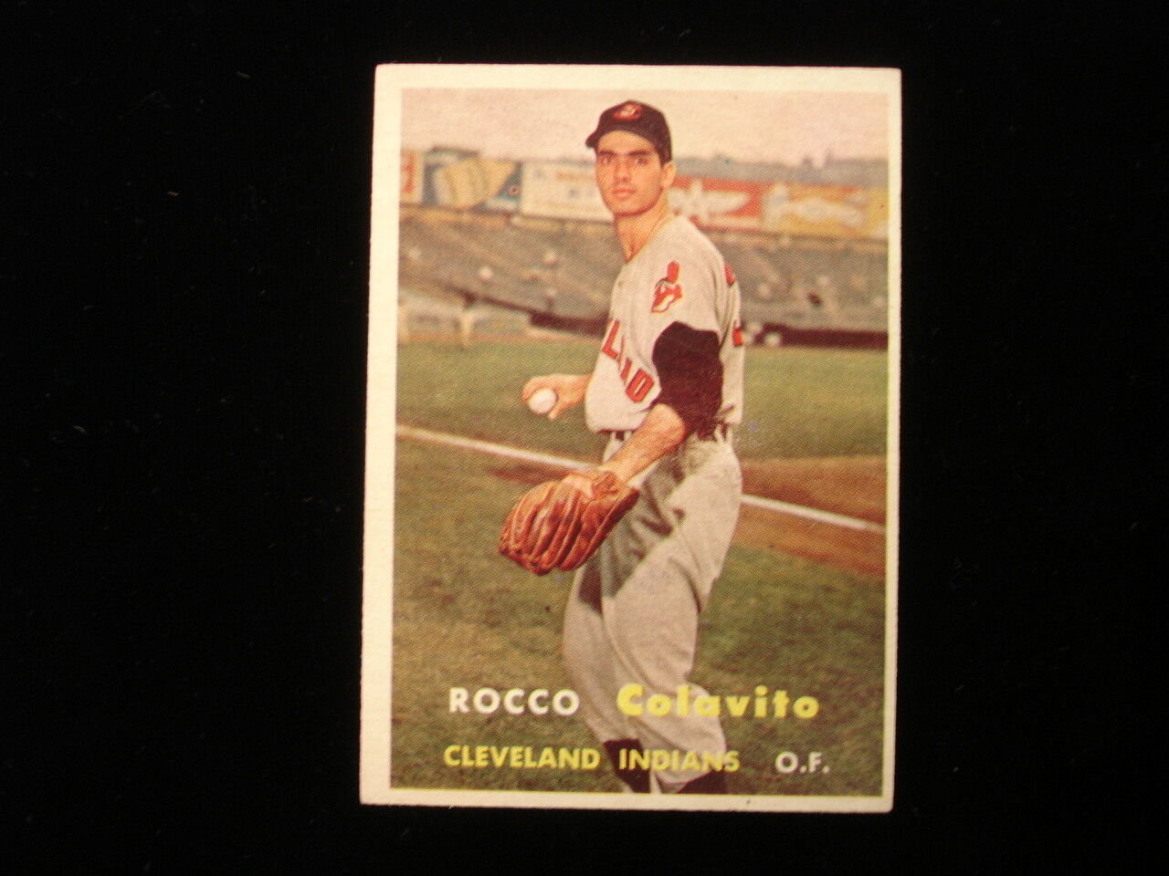 1957 Topps #212 Rocco Colavito Cleveland Indians Rookie Card - VG-EX