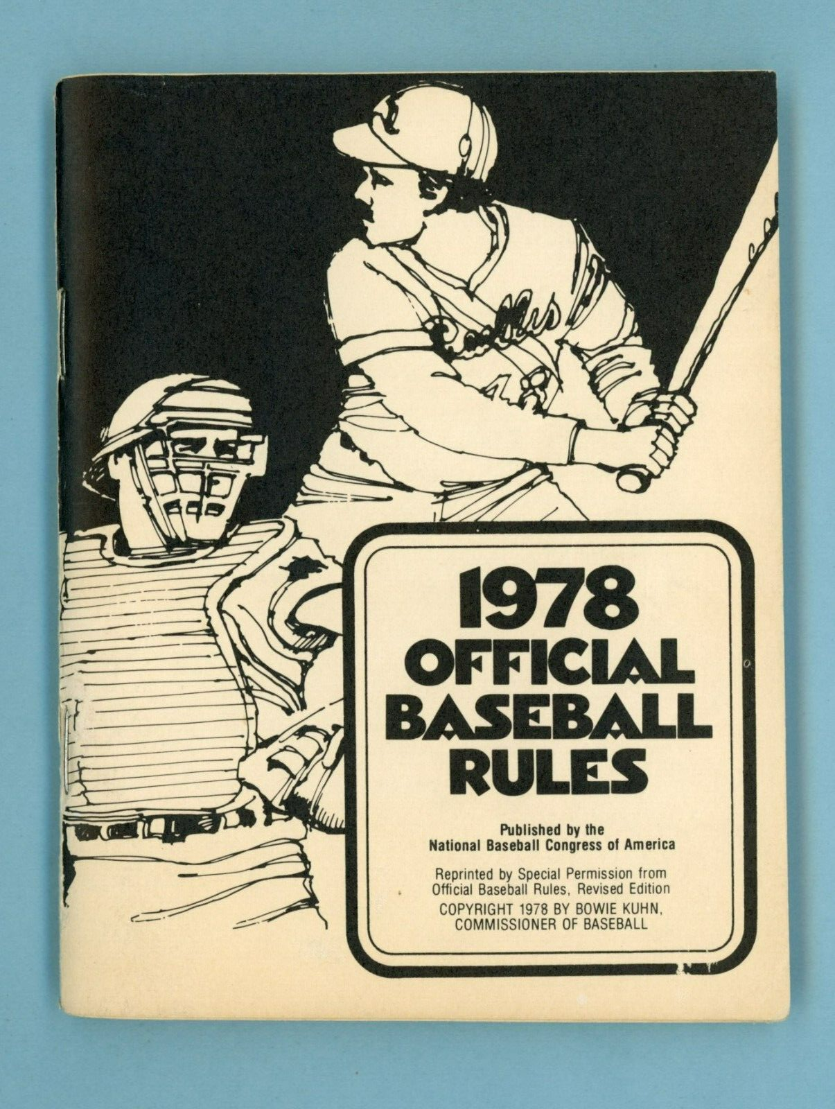 1978 Offical Baseball Rules (4 x 5 1/4 in)