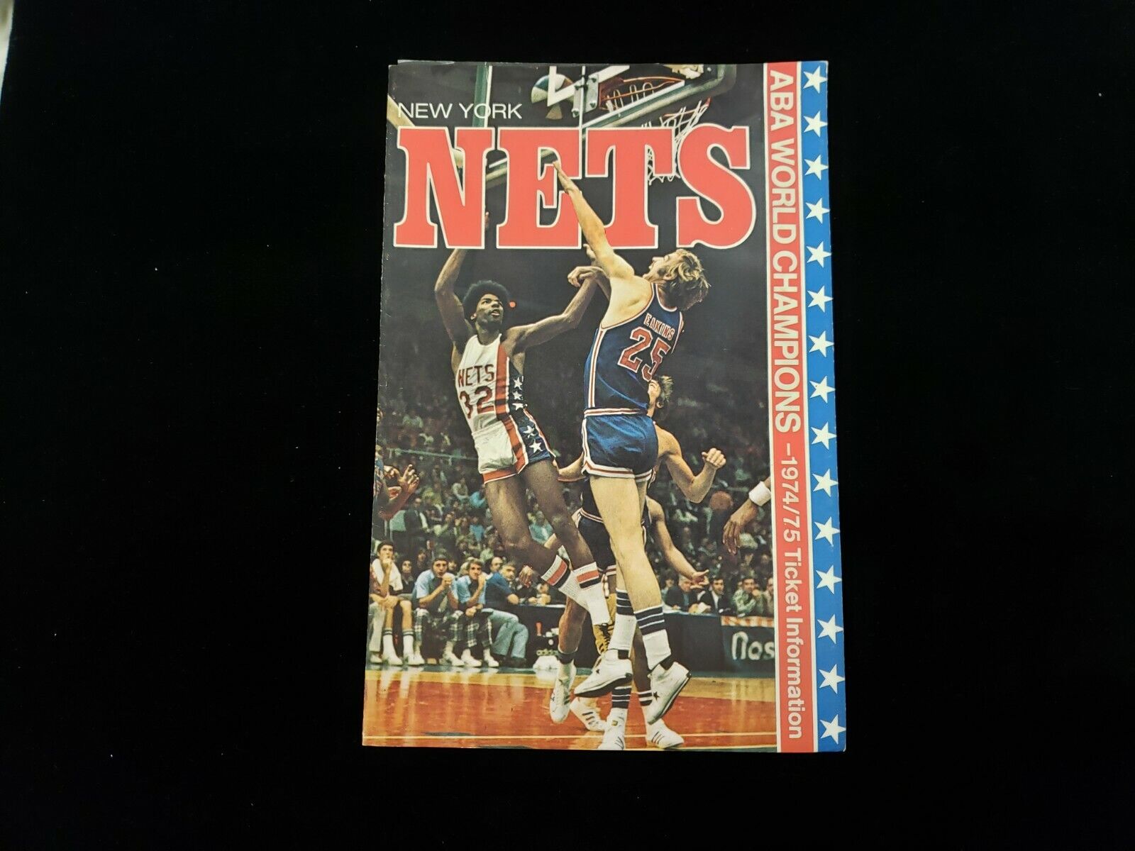 1974-75 New York Nets Ticket Information Guide Booklet