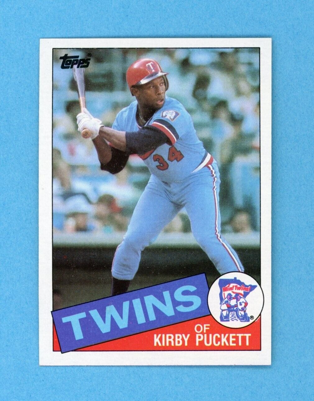 1985 Topps #536 Kirby Puckett Minnesota Twins Rookie Baseball Card Ex/Mt - NM