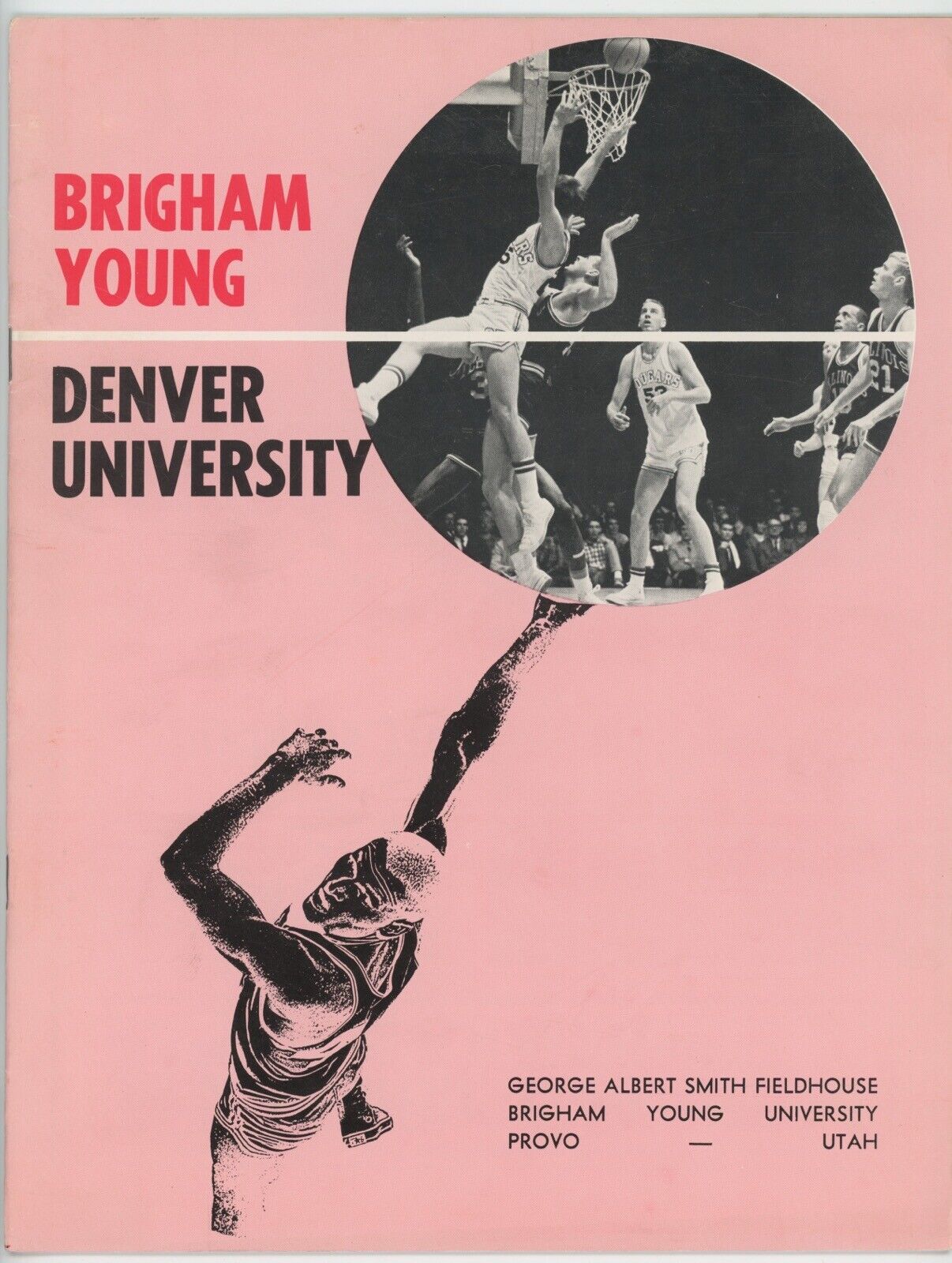 1966 Brigham Young vs Denver University Basketball Program • unscored