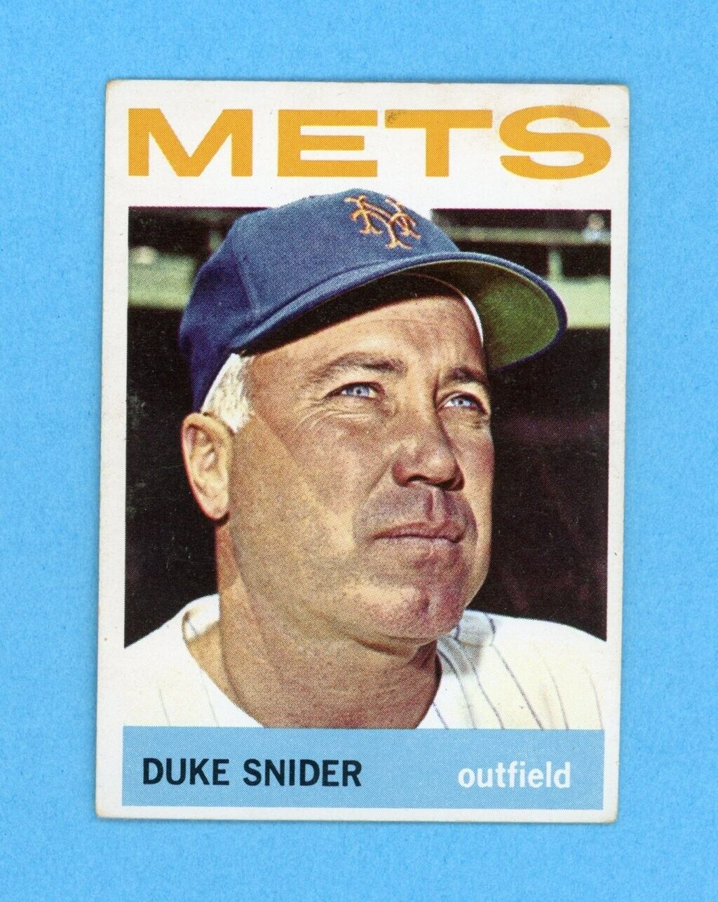 1964 Topps #155 Duke Snider New York Mets Baseball Card Vg/Ex