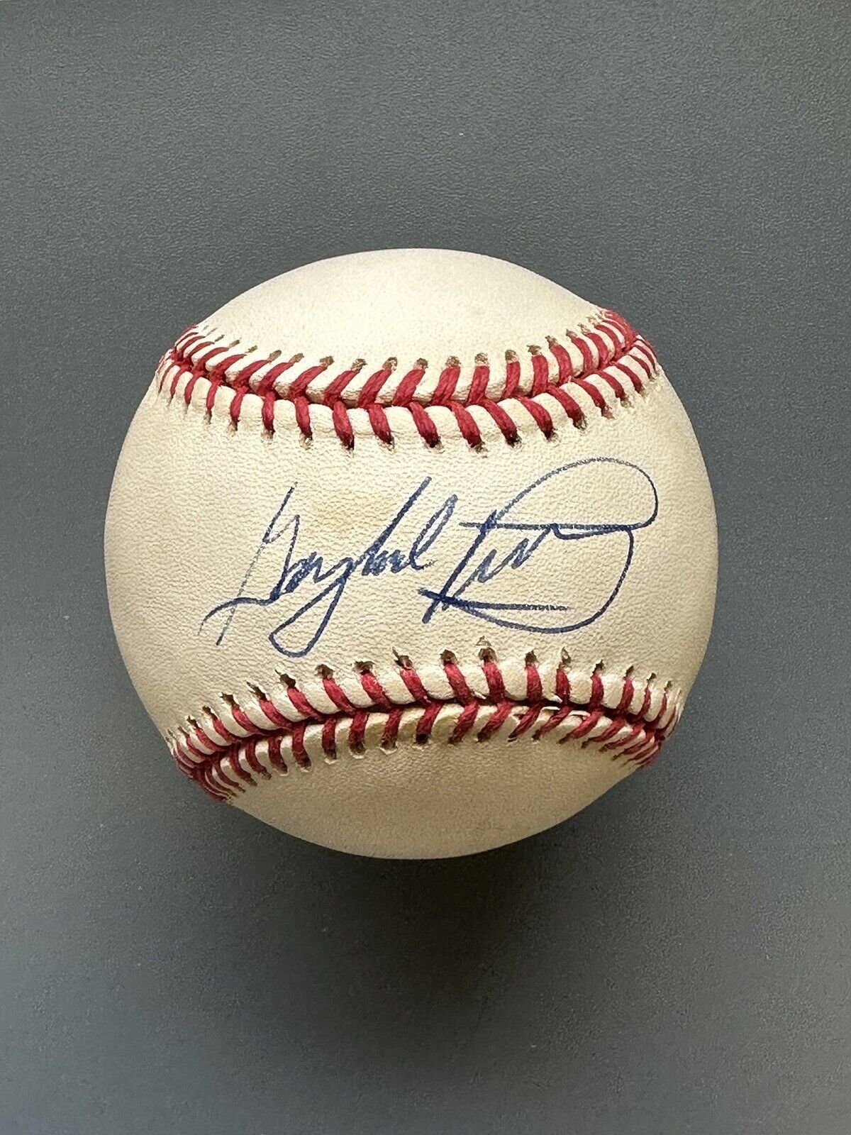 Gaylord Perry Giants Padres HOFer SIGNED Official NL Baseball (toned) w/hologram