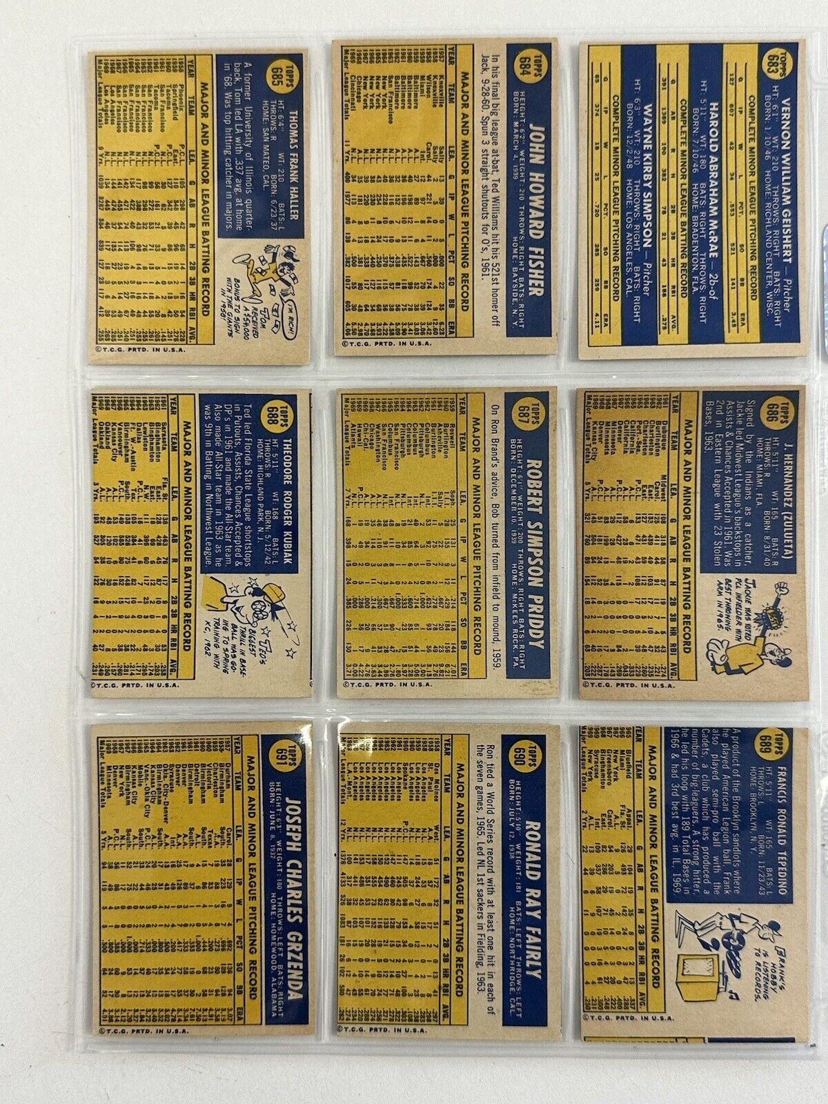 1970 Topps Baseball High Numbers Starter Set / Lot of 90 Different VG-EX/EX