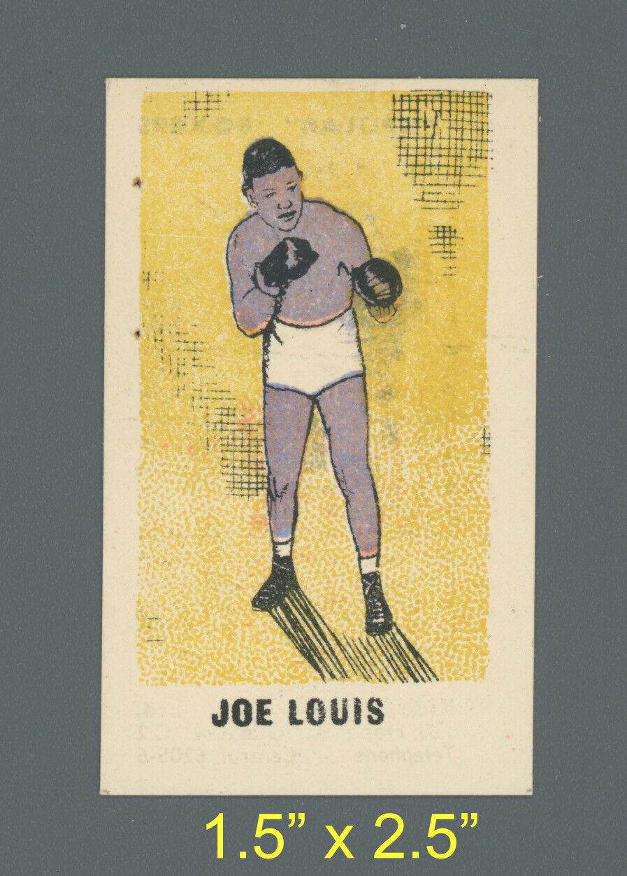 Boxer Joe Louis 1950 Kiddy’s Favorite Card #16