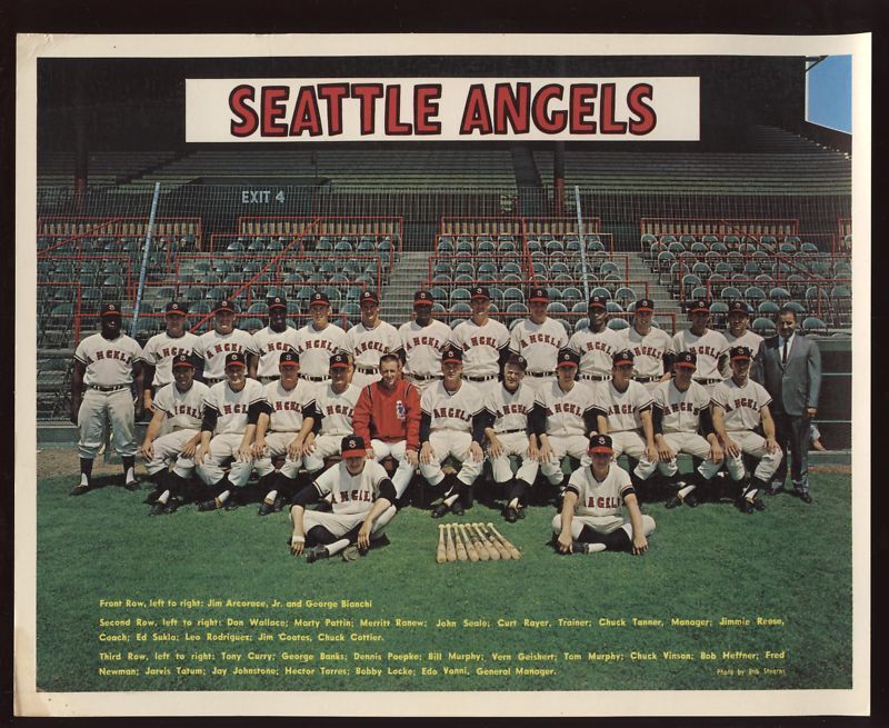 1970 Seattle Angels Pepsi Cola Team Photo EX