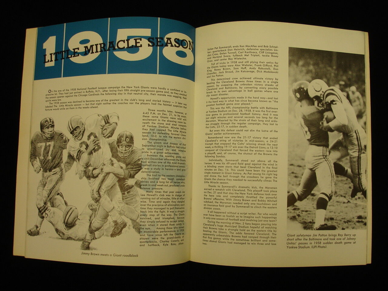 1963 New York Giants Yearbook