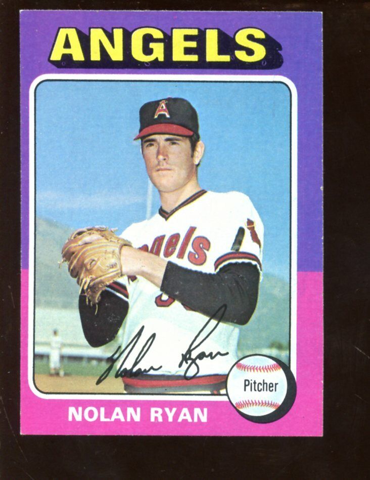 1975 Topps Baseball Card #500 Nolan Ryan D