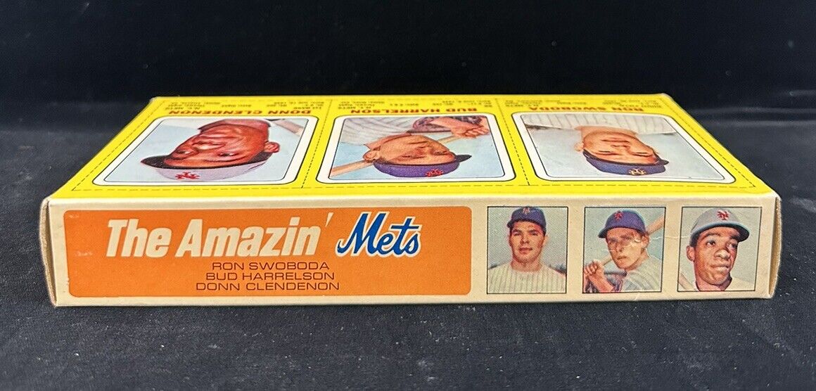 1969 New York Mets Unopened Transogram Box Ron Swoboda Bud Harrelson Clendenon