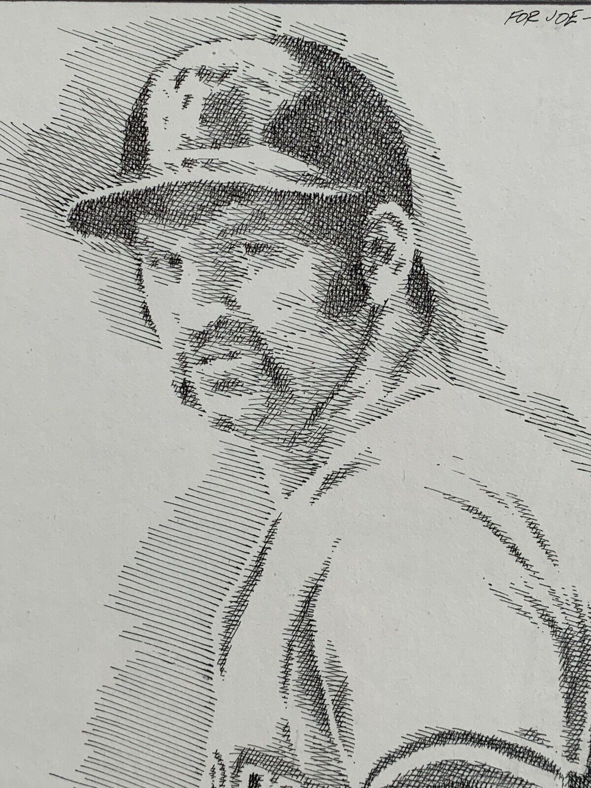 c. 1989 Murray Tinkelman Original Art Thurman Munson New York Yankees 1/1 RARE