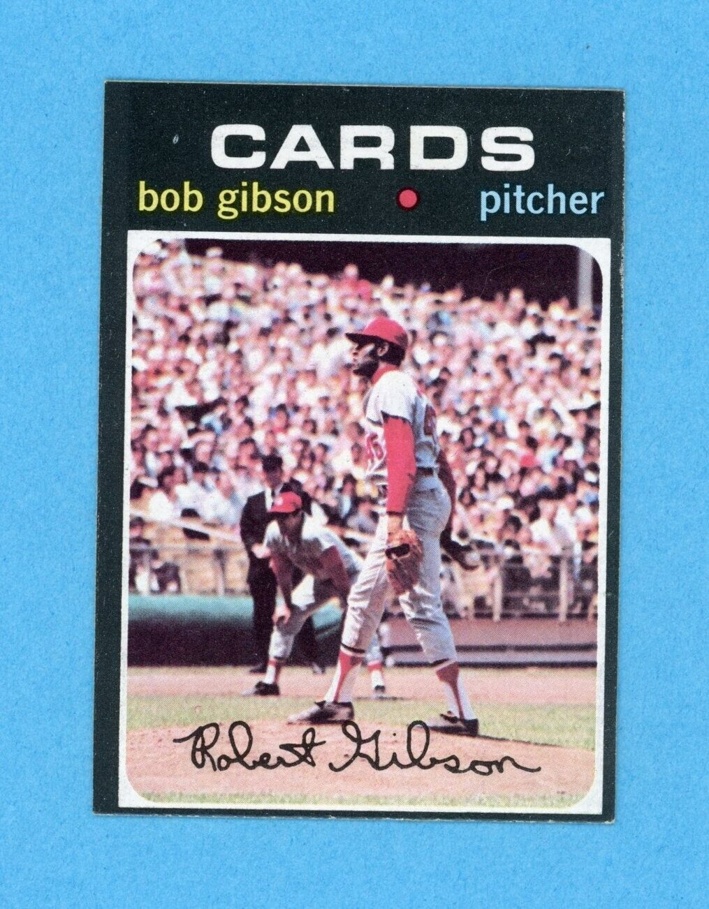 1971 Topps #450 Bob Gibson St. Louis Cardinals Baseball Card Ex/Mt lsrse