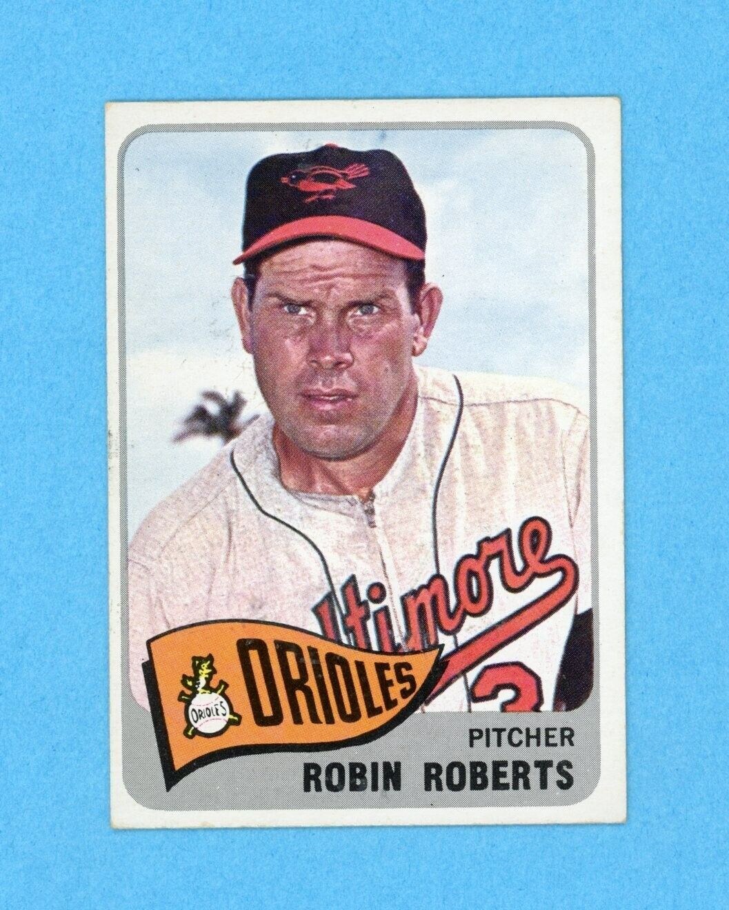 1965 Topps #15 Robin Roberts Baltimore Orioles Baseball Card EX