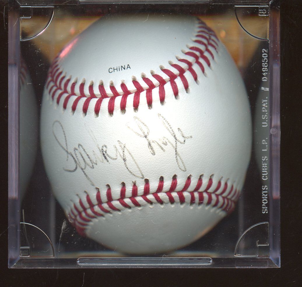 Sparky Lyle Single Signed Official League Baseball Hologram