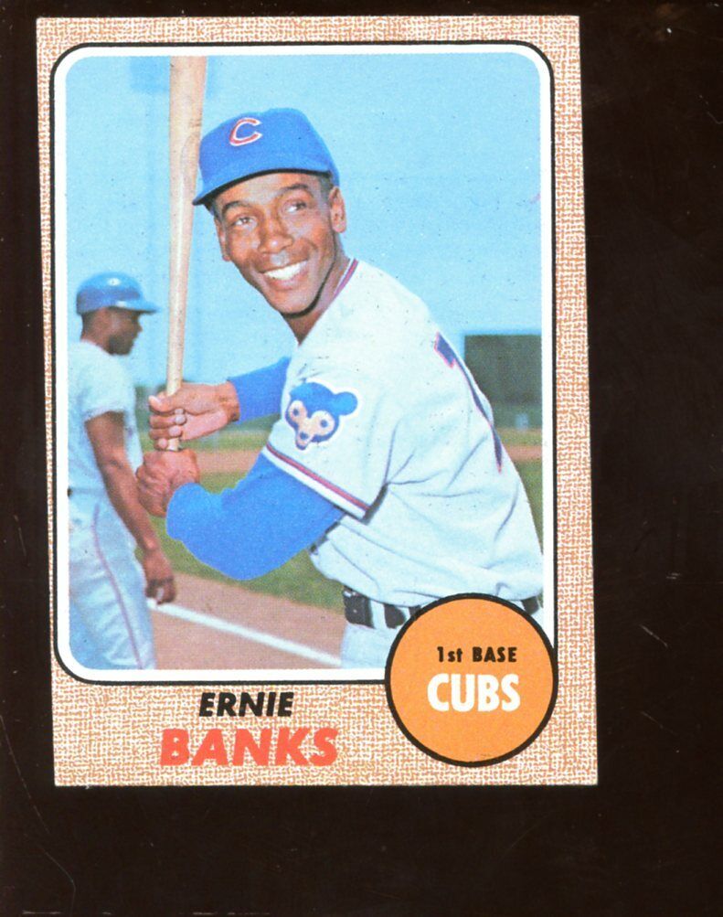 1968 Topps  Baseball Card #355 Ernie Banks EX+