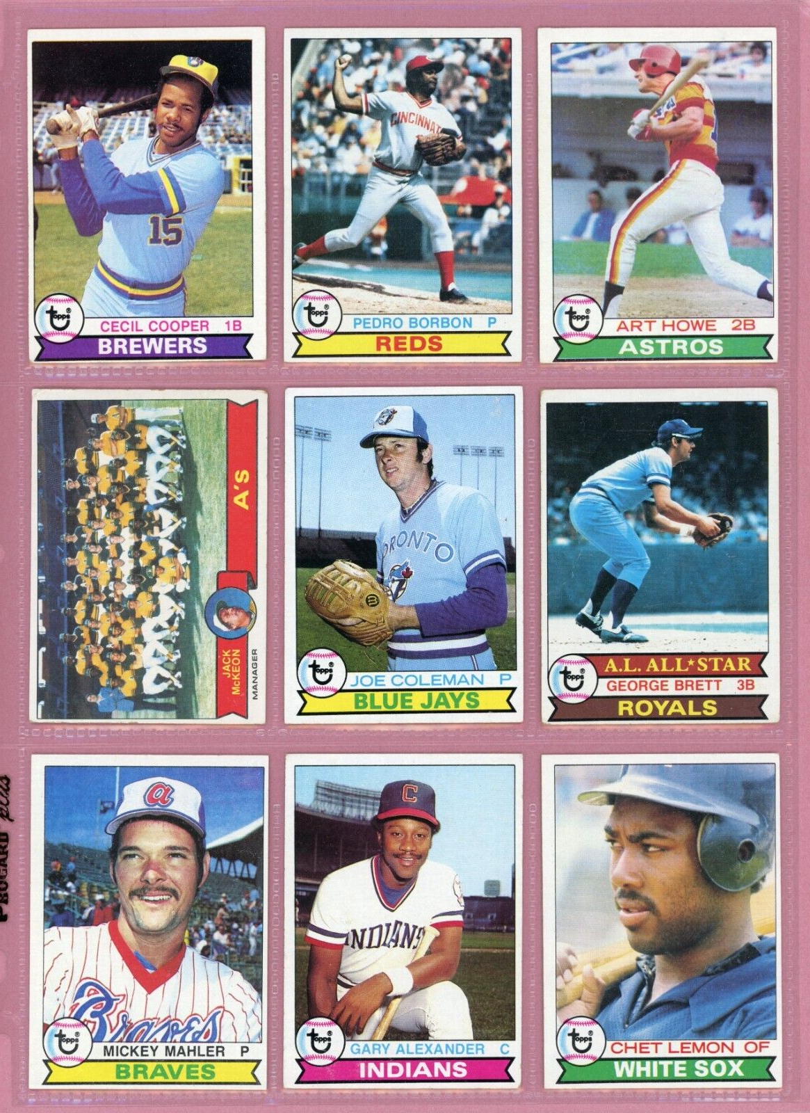 1979 Topps Complete Set of 726 Baseball Cards Mixed Grades