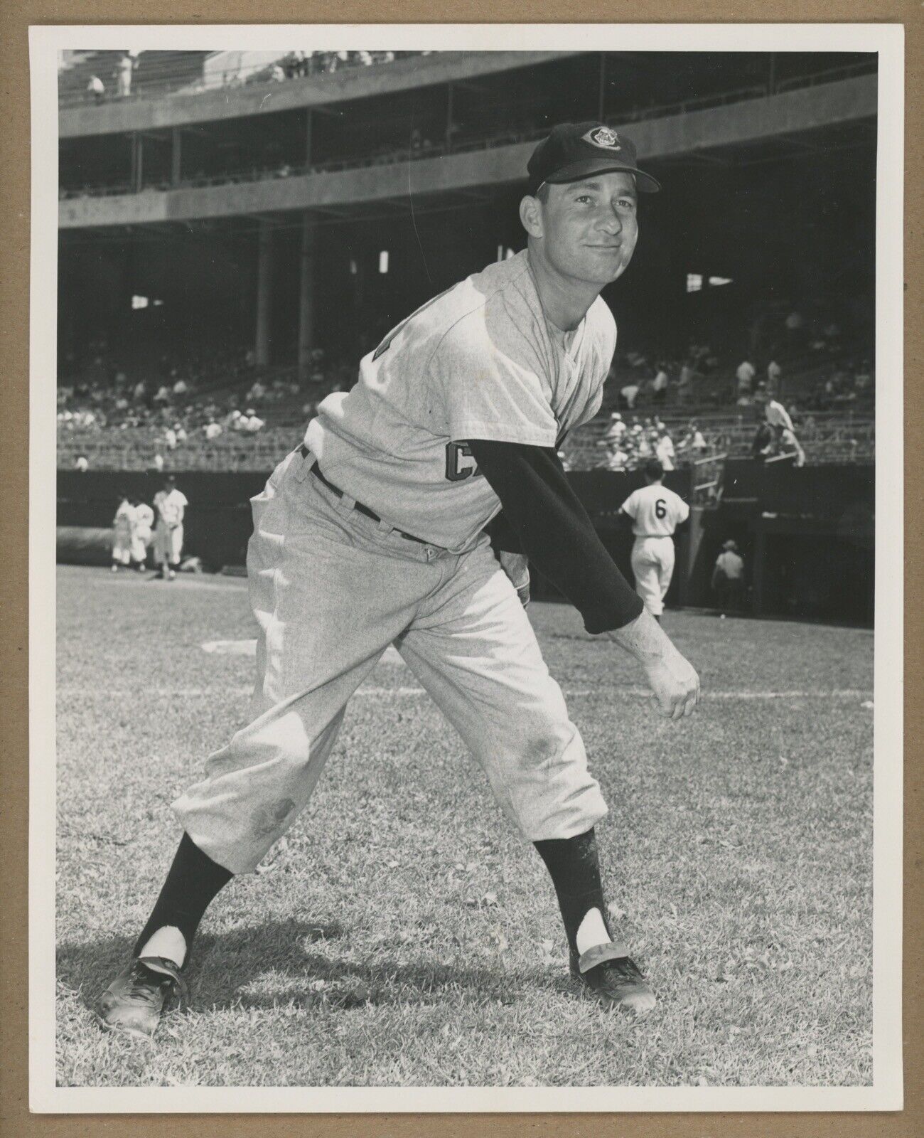 Original 1954 Bob Lemon 8x10 Press Photo