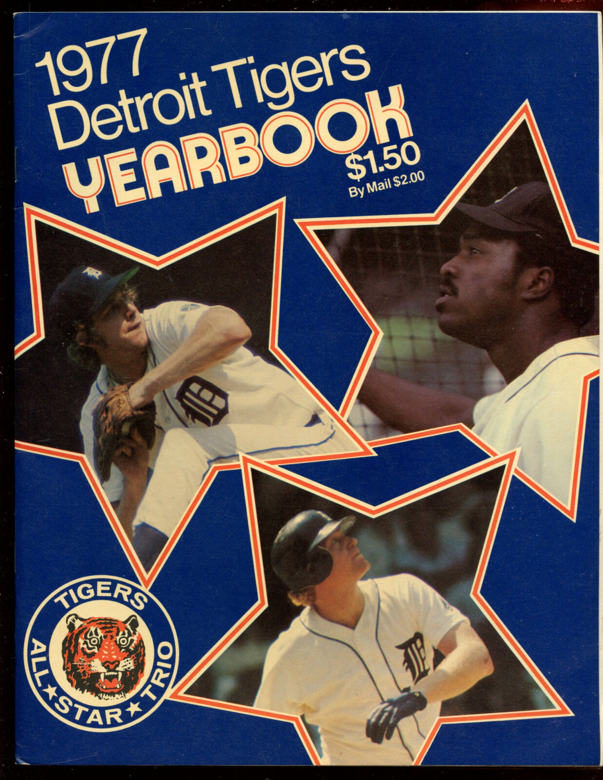 1977 Detroit Tigers MLB Baseball Yearbook EX+