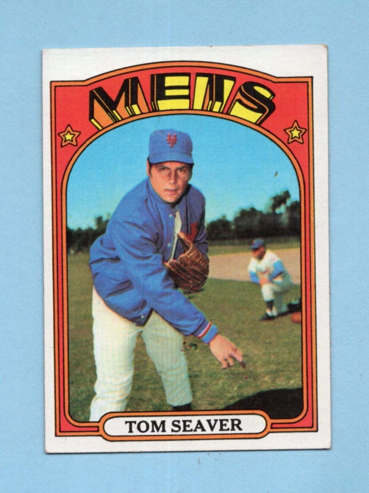 1972 Topps #445 Tom Seaver New York Mets Baseball Card EX