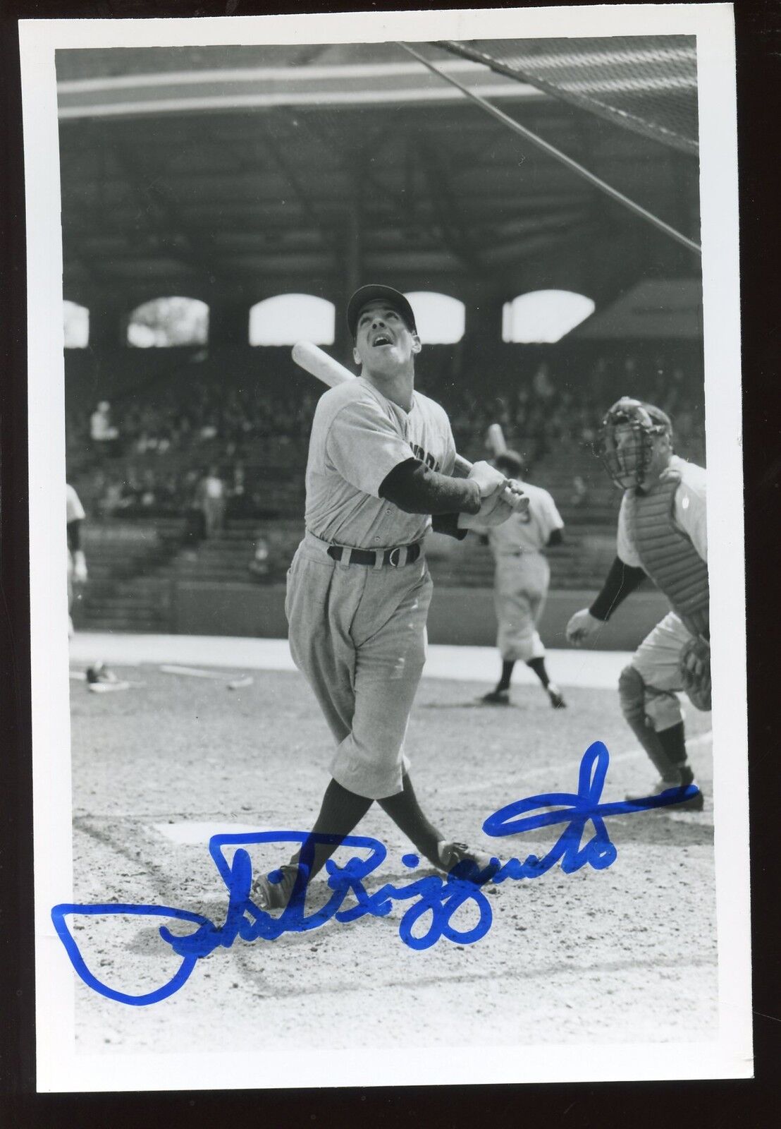 Phil Rizzuto New York Yankees Autographed 4 X 6 B & W Photo Hologram