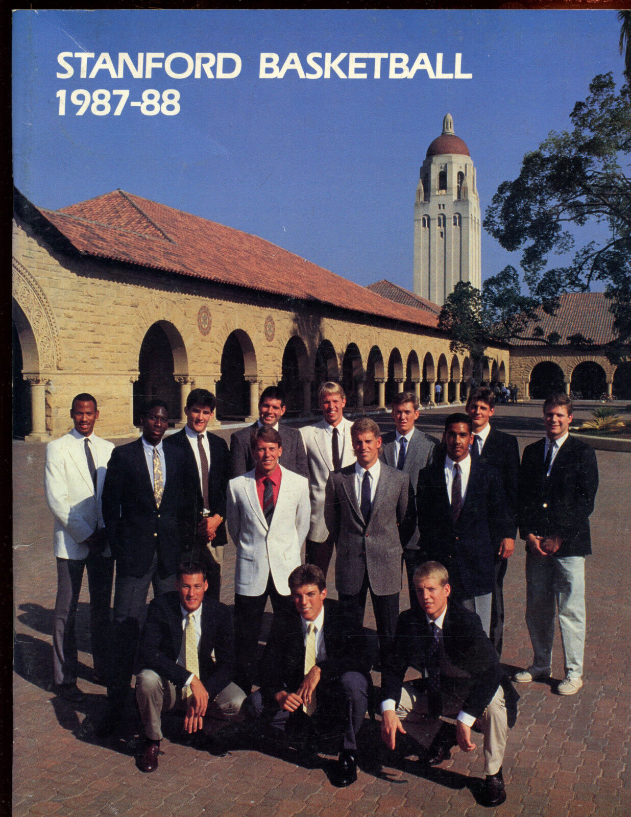 1987/1988 NCAA Basketball Yearbook Stanford EXMT