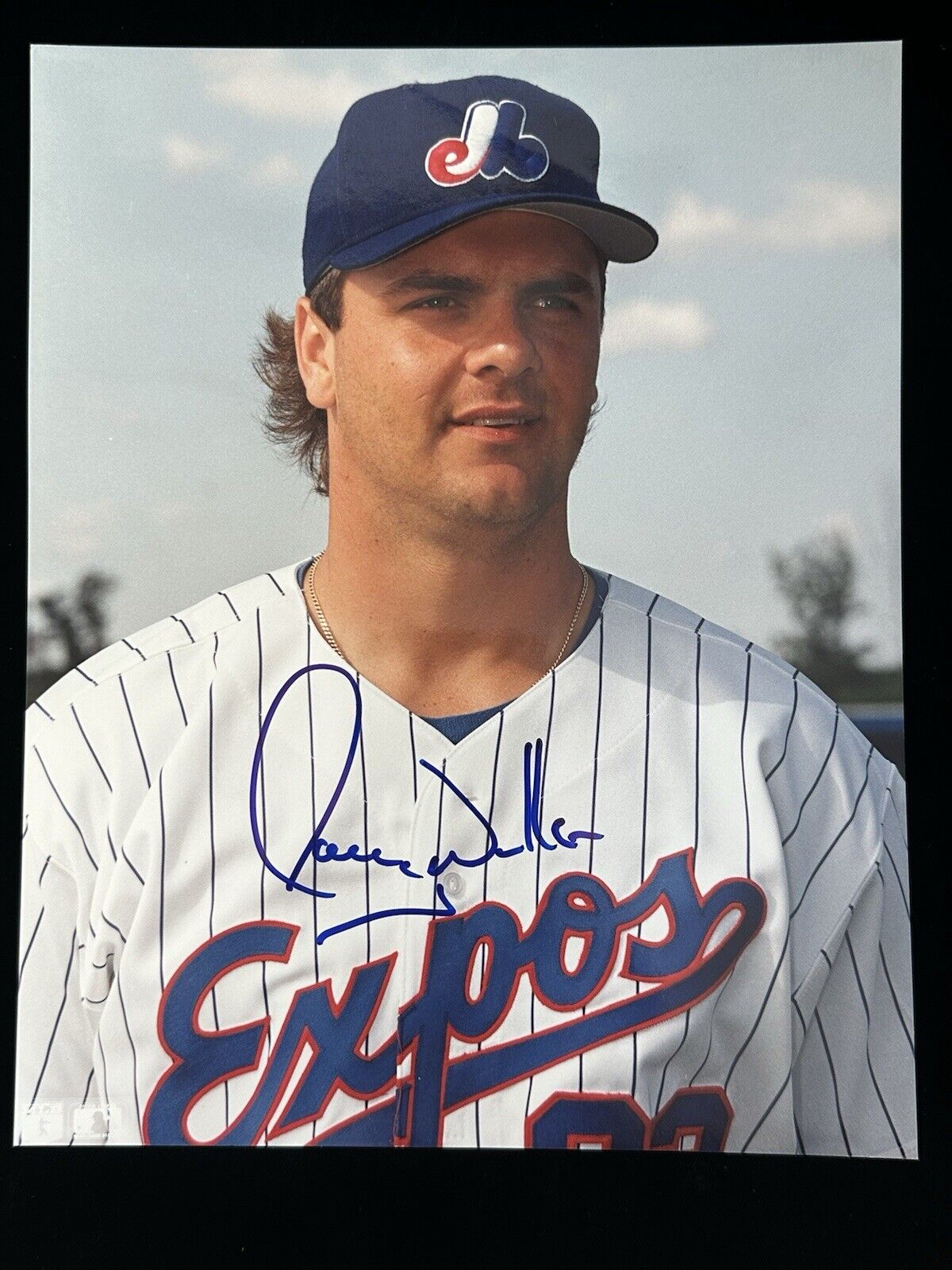 Larry Walker Montreal Expos HOF (1989-1994) SIGNED 8x10 Color Photo w/ hologram