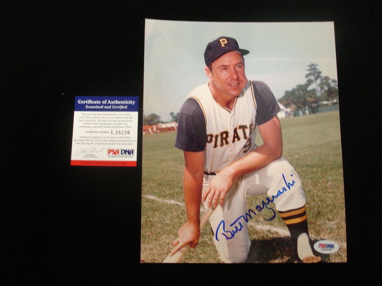 Bill Mazeroski Autographed 8x10 Photograph - PSA