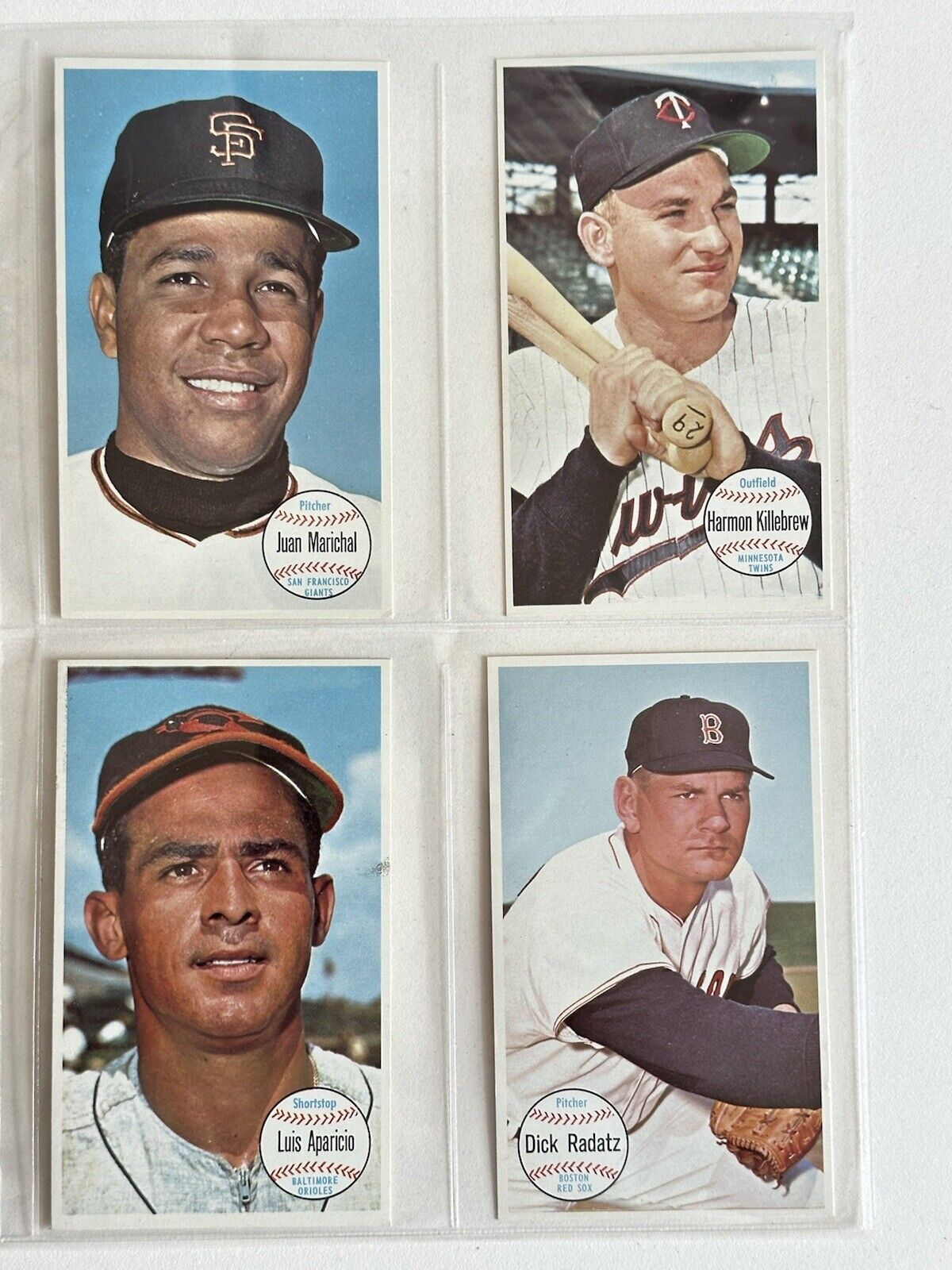 1964 Topps Giants Baseball Card Complete Set of 60 NM Koufax Aaron Mays Mantle