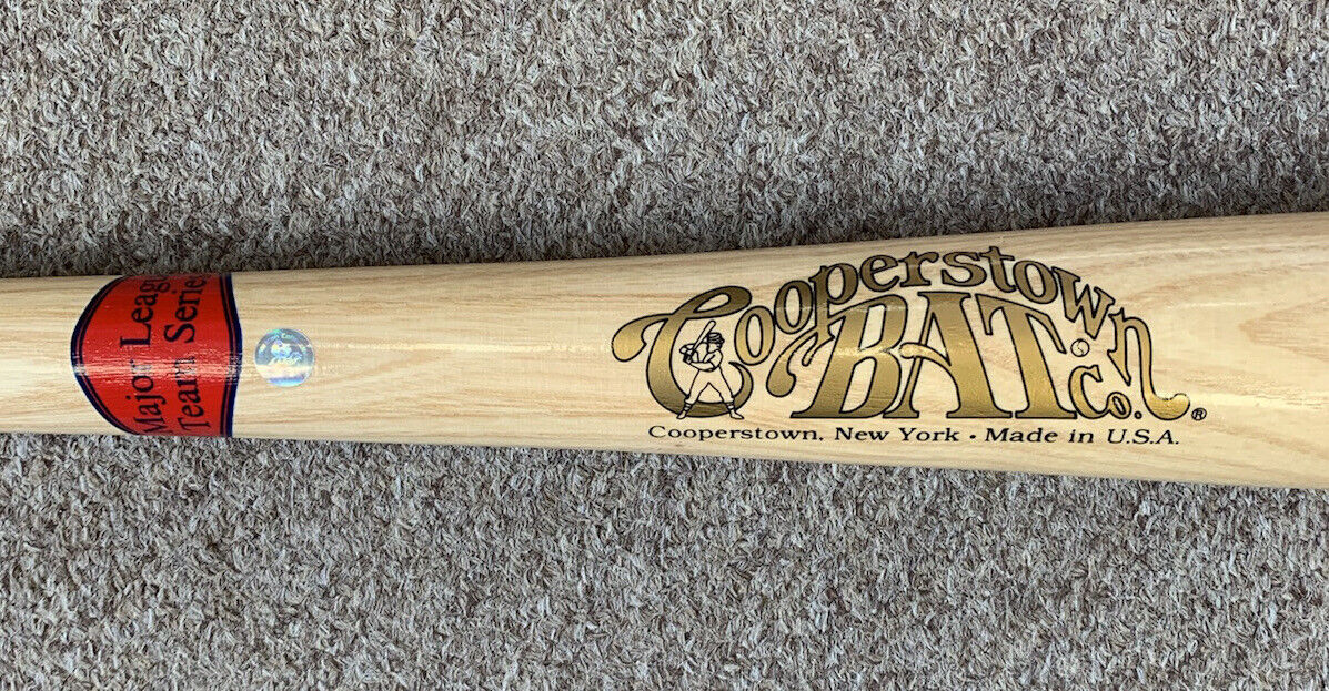 Tino Martinez SIGNED 1996 Cooperstown New York Yankees Bat w/ COA