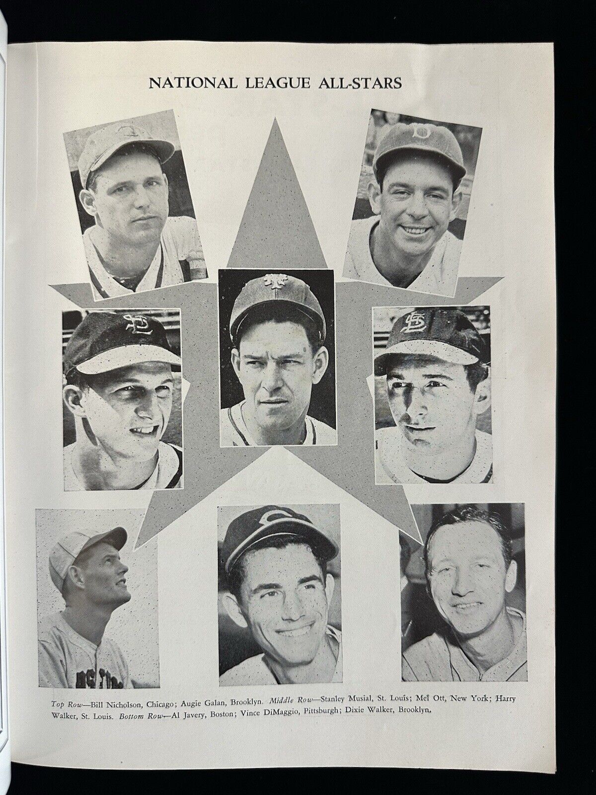 1943 MLB Baseball All-Star Game Program @ Shibe Park Philadelphia - EX Unscored