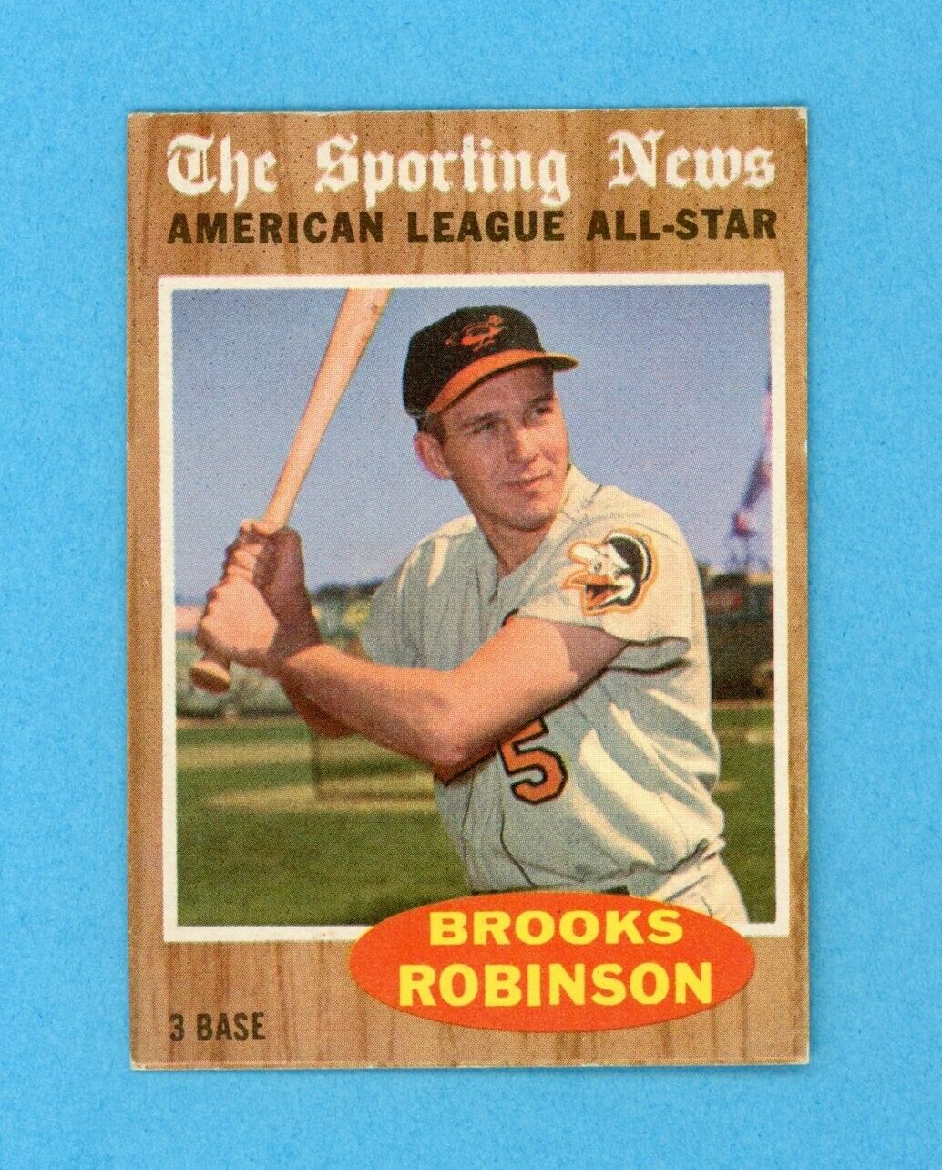 1962 Topps #468 Brooks Robinson All-Star Balt Orioles Baseball Card EX+ lht wrk