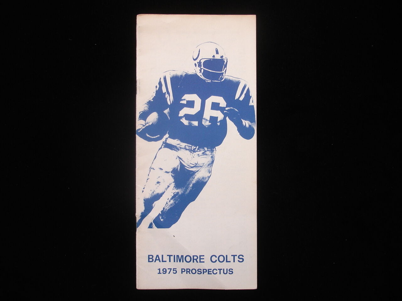 1975 Baltimore Colts Football Prospectus