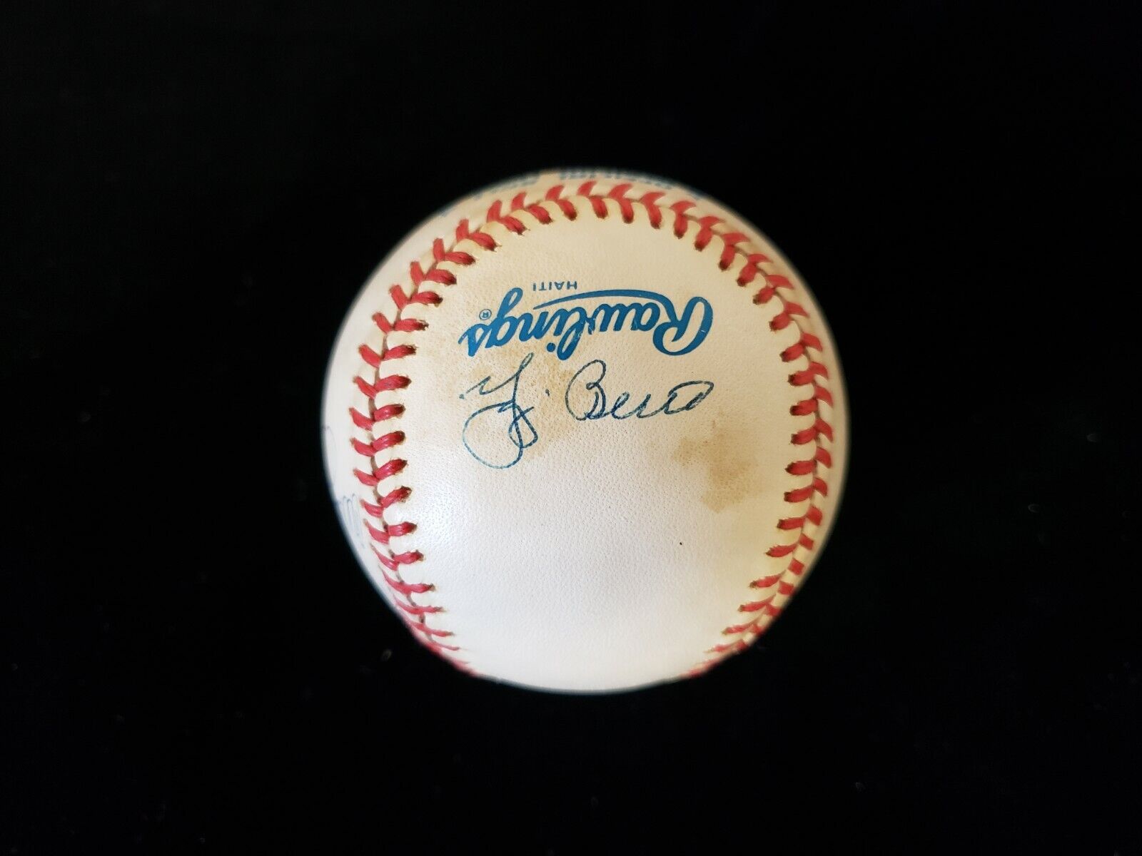 New York Yankees Greats 4x Autographed NL Baseball - Ford, Skowron, Berra, Bauer