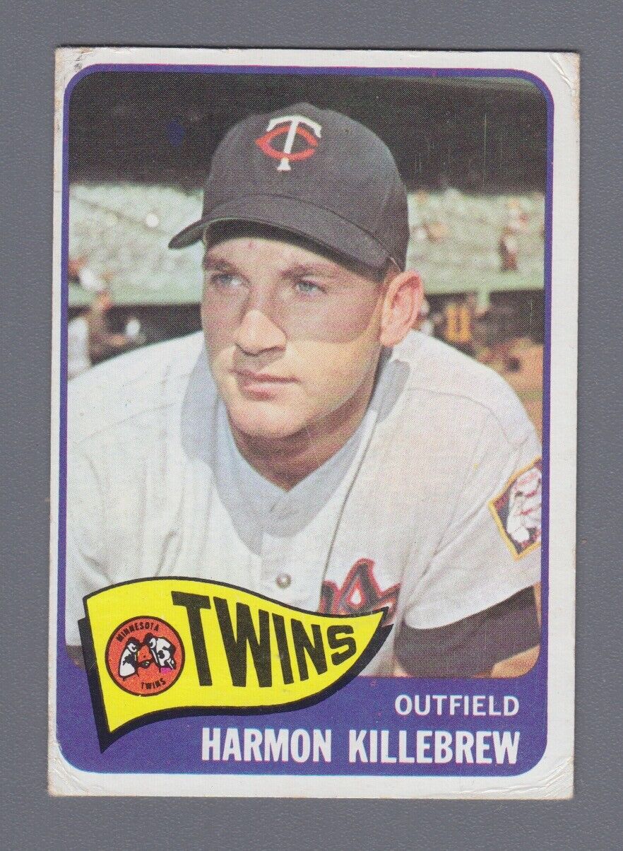 1965 Topps #400 Harmon Killebrew Minnesota Twins Baseball Card TRIMMED   