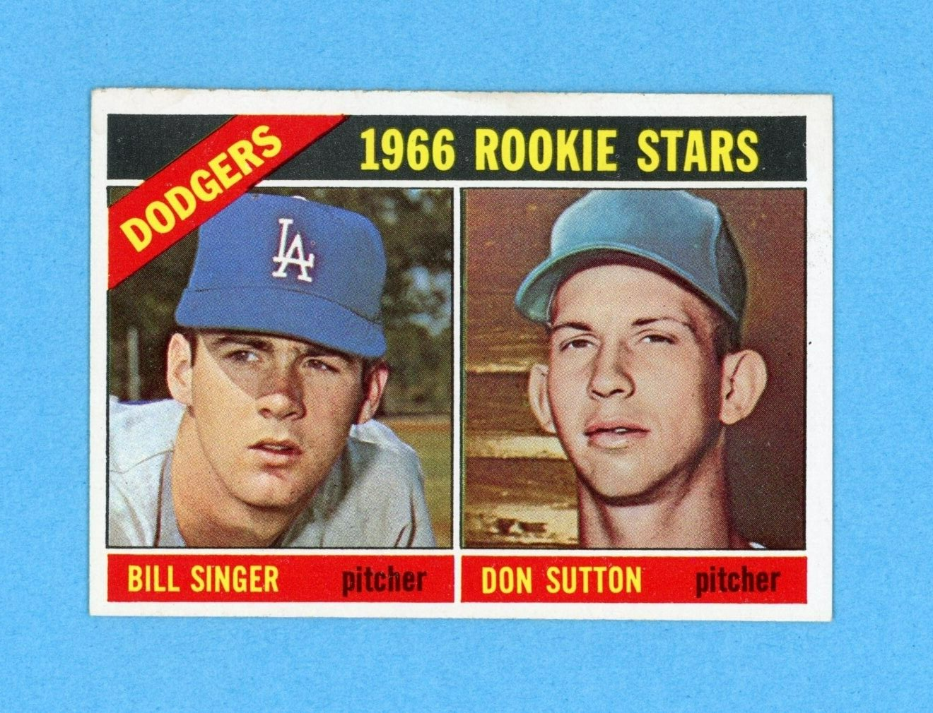 1966 Topps #288 Don Sutton Los Angeles Dodgers Rookie Baseball Card E+-E/M sw