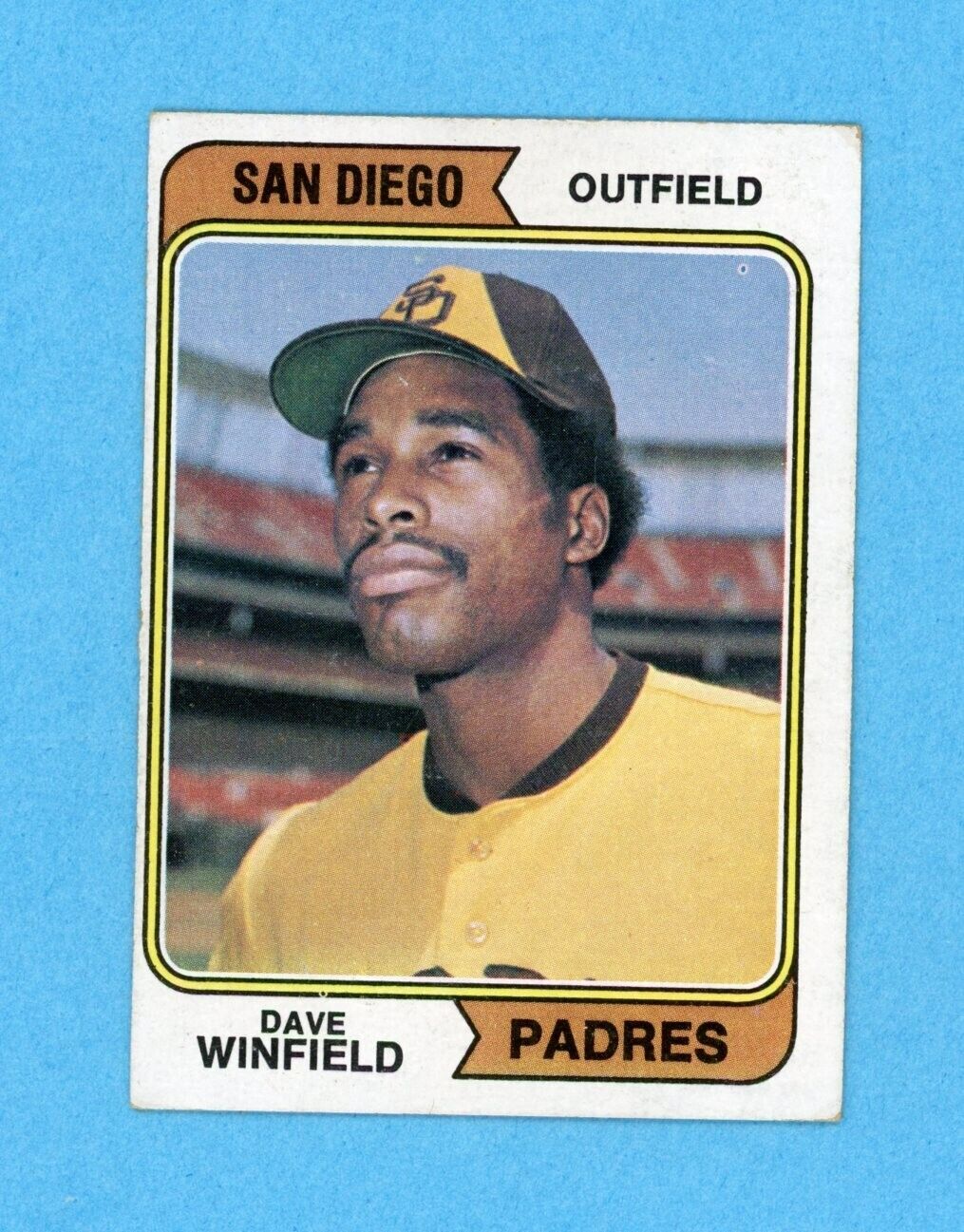 1974 Topps #456 Dave Winfield San Diego Padres Rookie Baseball Card EX