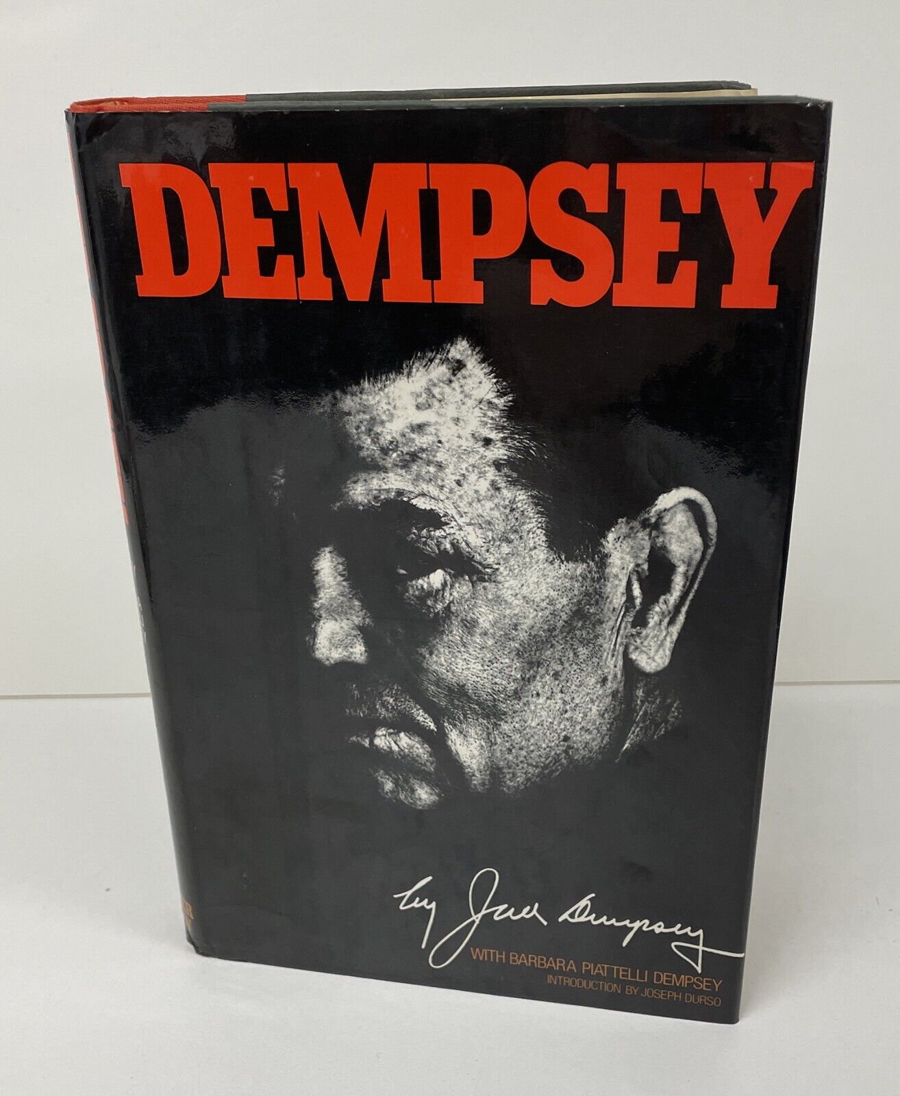 Jack Dempsey Signed Book “Dempsey” Auto with B&E Hologram