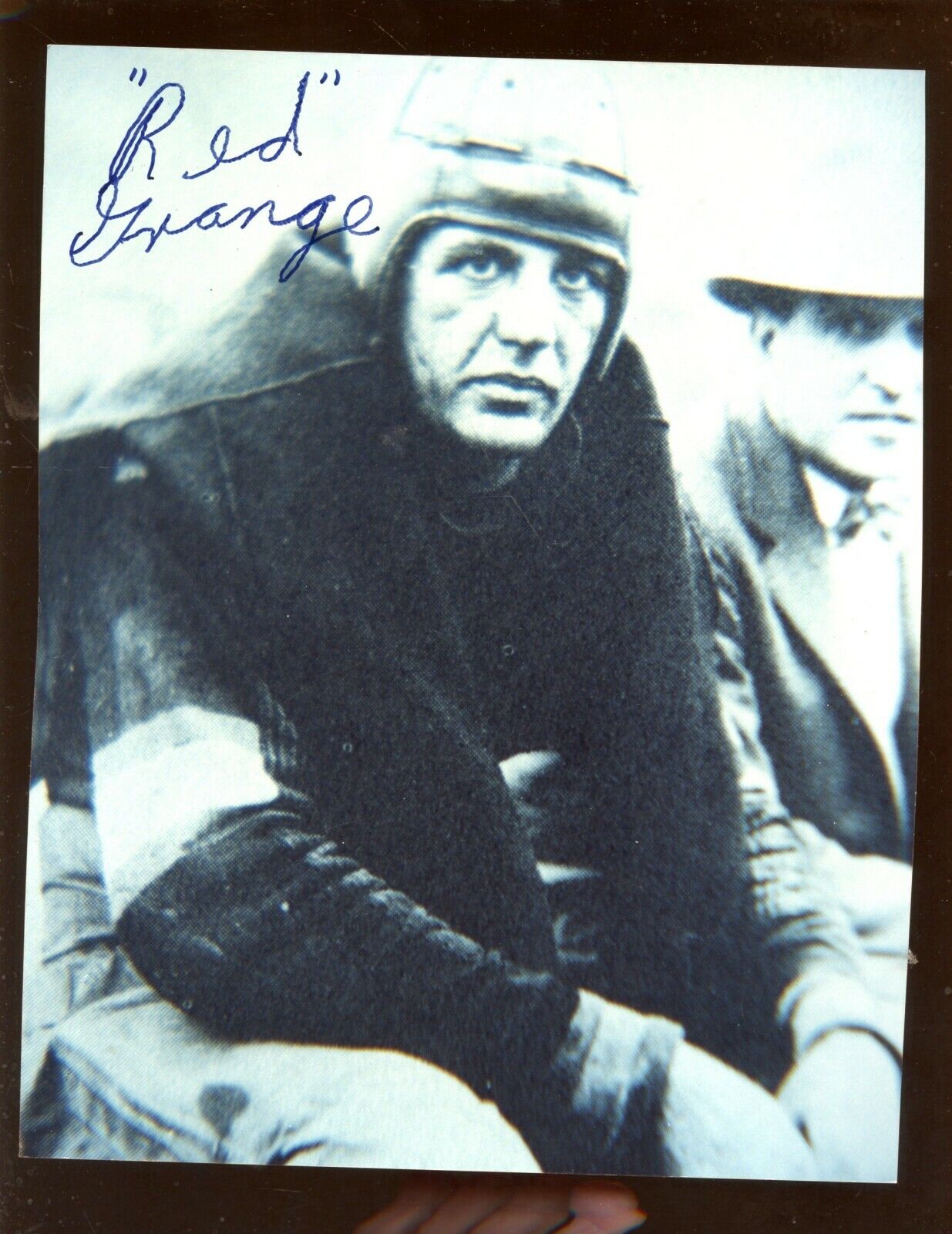   Red Grange Autographed Photo Hologram