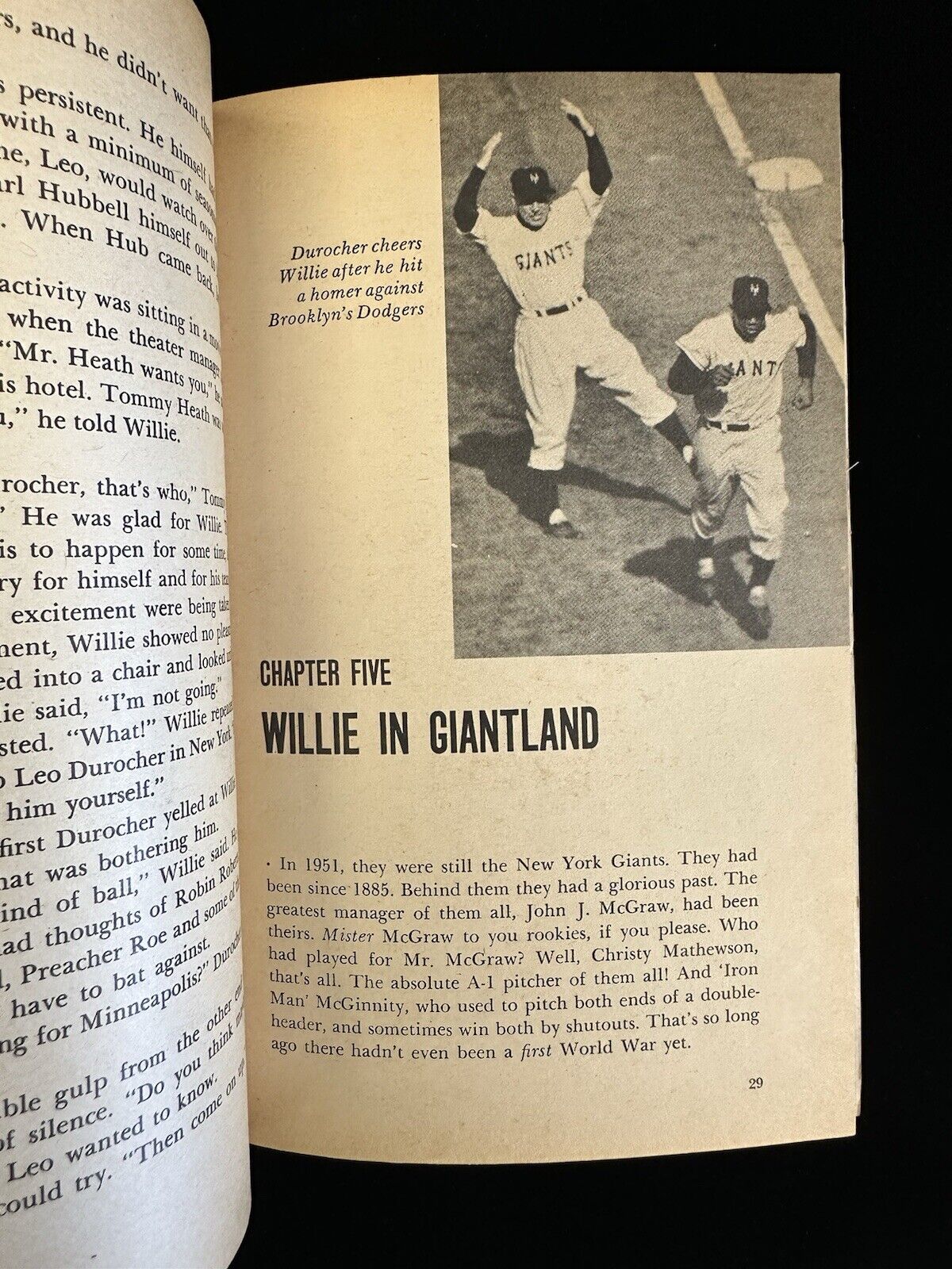 1960 Willie Mays The Sey-Hey Kid Grows Up Paperback Publication - EX