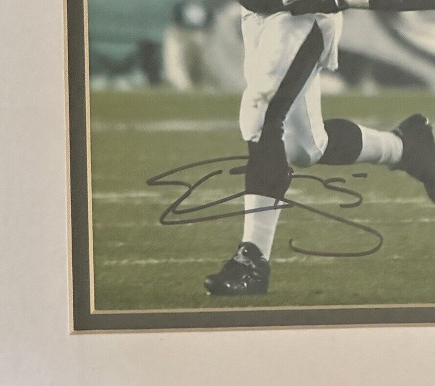 Donovan McNabb Philadelphia Eagles QB SIGNED Matted & Framed 8x10 Photo STEINER