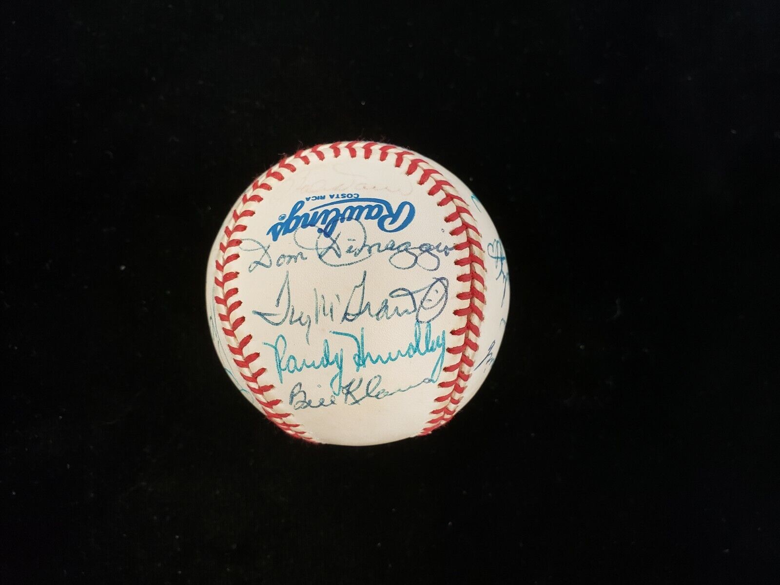 Baseball Stars Old-Timers Multi Signed Baseball 20 sigs Doerr D. Dimaggio McGraw