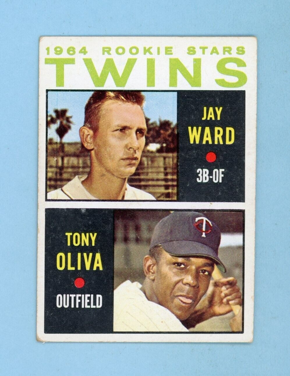 1964 Topps #116 Tony Oliva Minnesota Twins Rookie Baseball Card EX