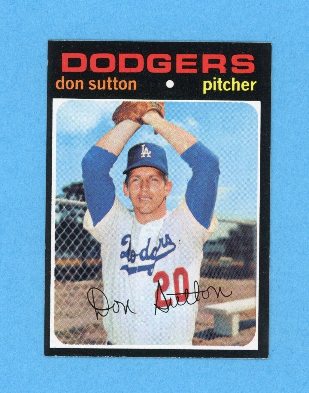 1971 Topps #361 Don Sutton Los Angeles Dodgers Baseball Card NM