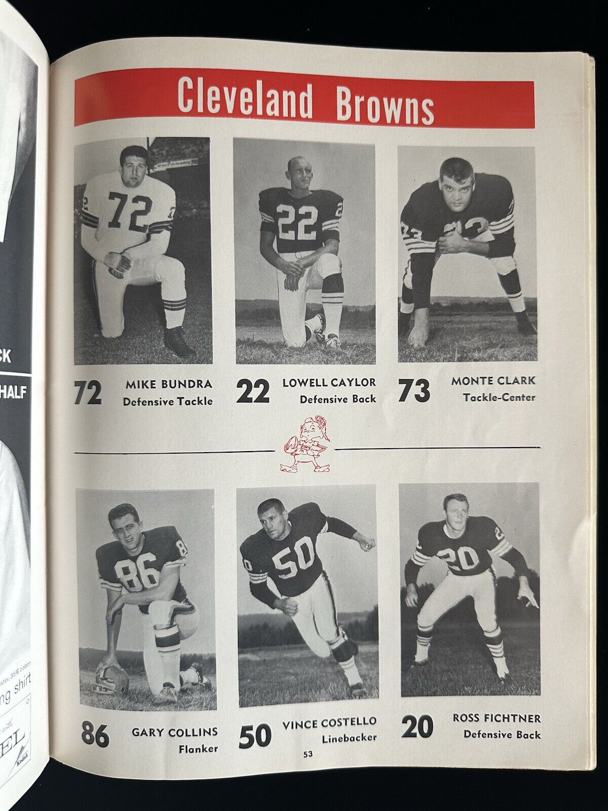 December 27, 1964 NFL Championship Football Program Colts @ Browns w/ Jim Brown