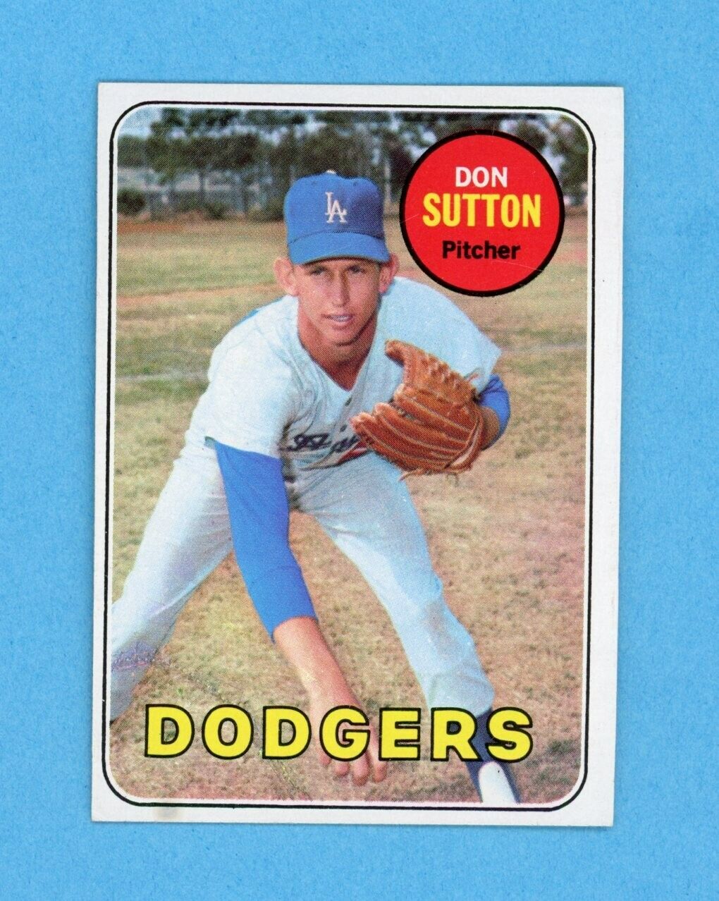 1969 Topps #216 Don Sutton Los Angeles Dodgers Baseball Card Ex/Mt o/c  sta