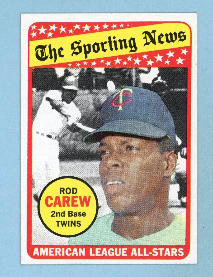 1969 Topps #419 Rod Carew All-Star Minnesota Twins Baseball Card NM